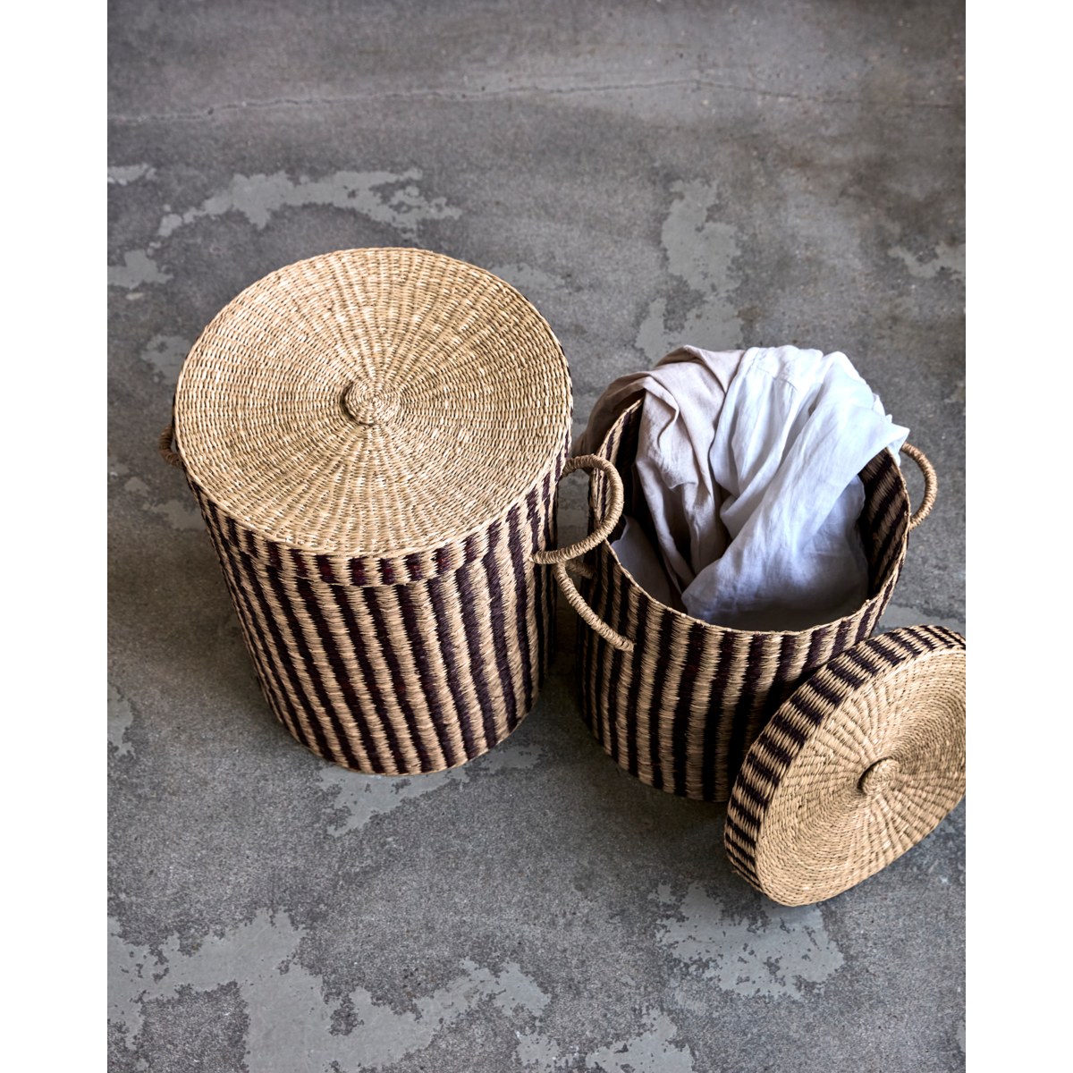 Wäschereikorb, Hdlaundry, Natur; Braun