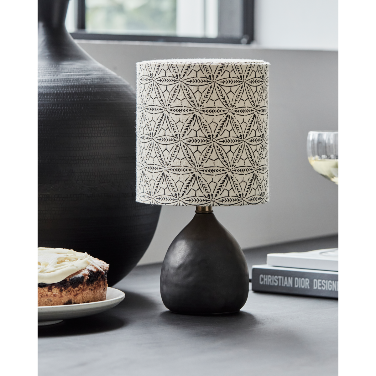 Tischlampe, HDflores, schwarz