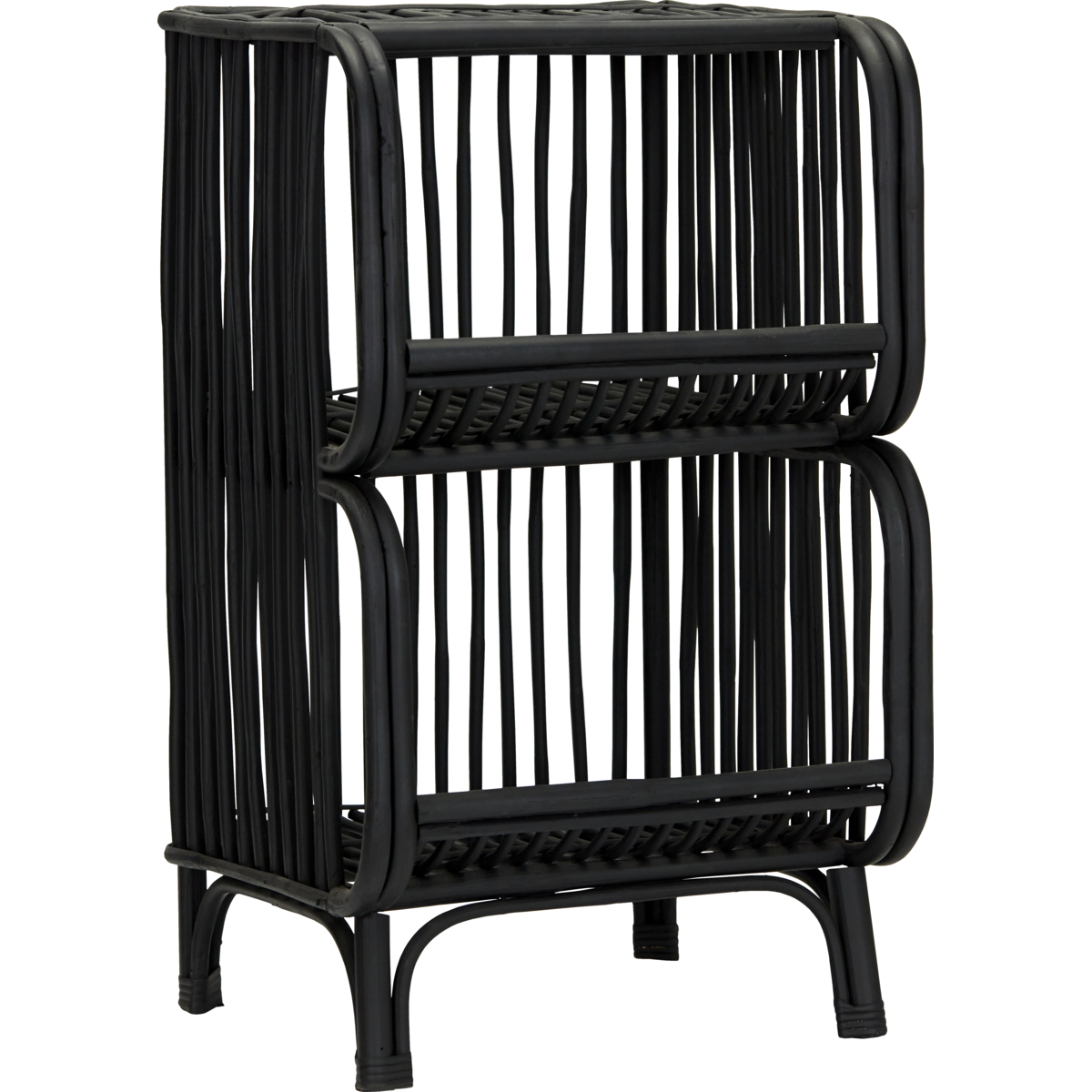 Seitentisch, hdshelf, schwarz