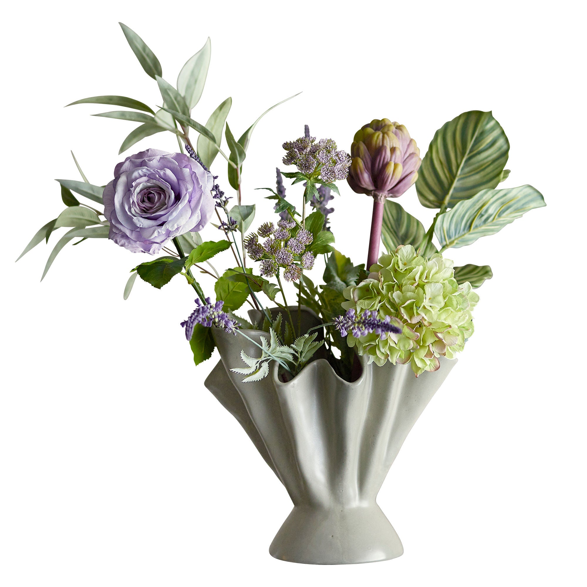 Bloomingville Whisper Bouquet, lila, künstliche Blumen
