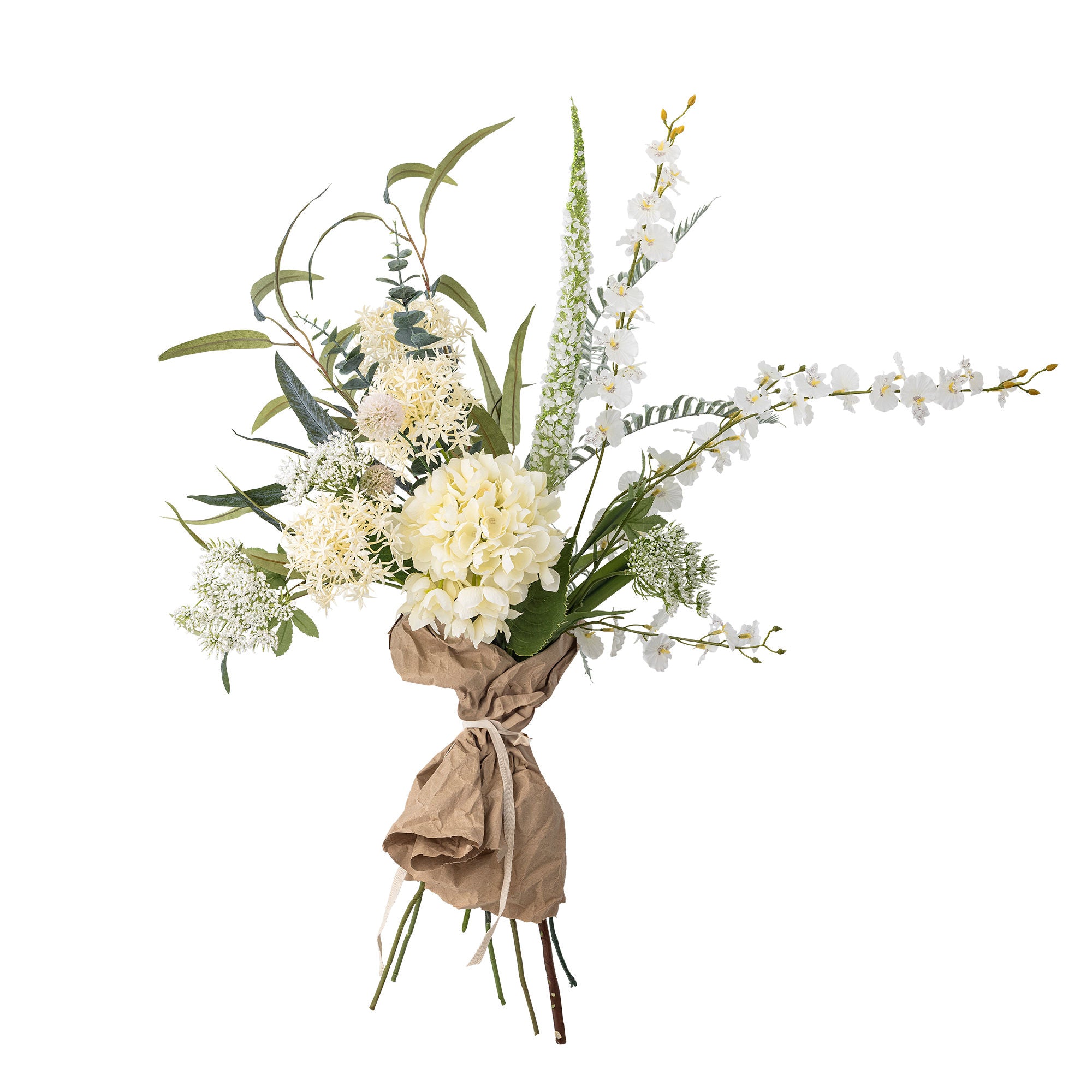 Bloomingville Symphonie Bouquet, weiße, künstliche Blumen