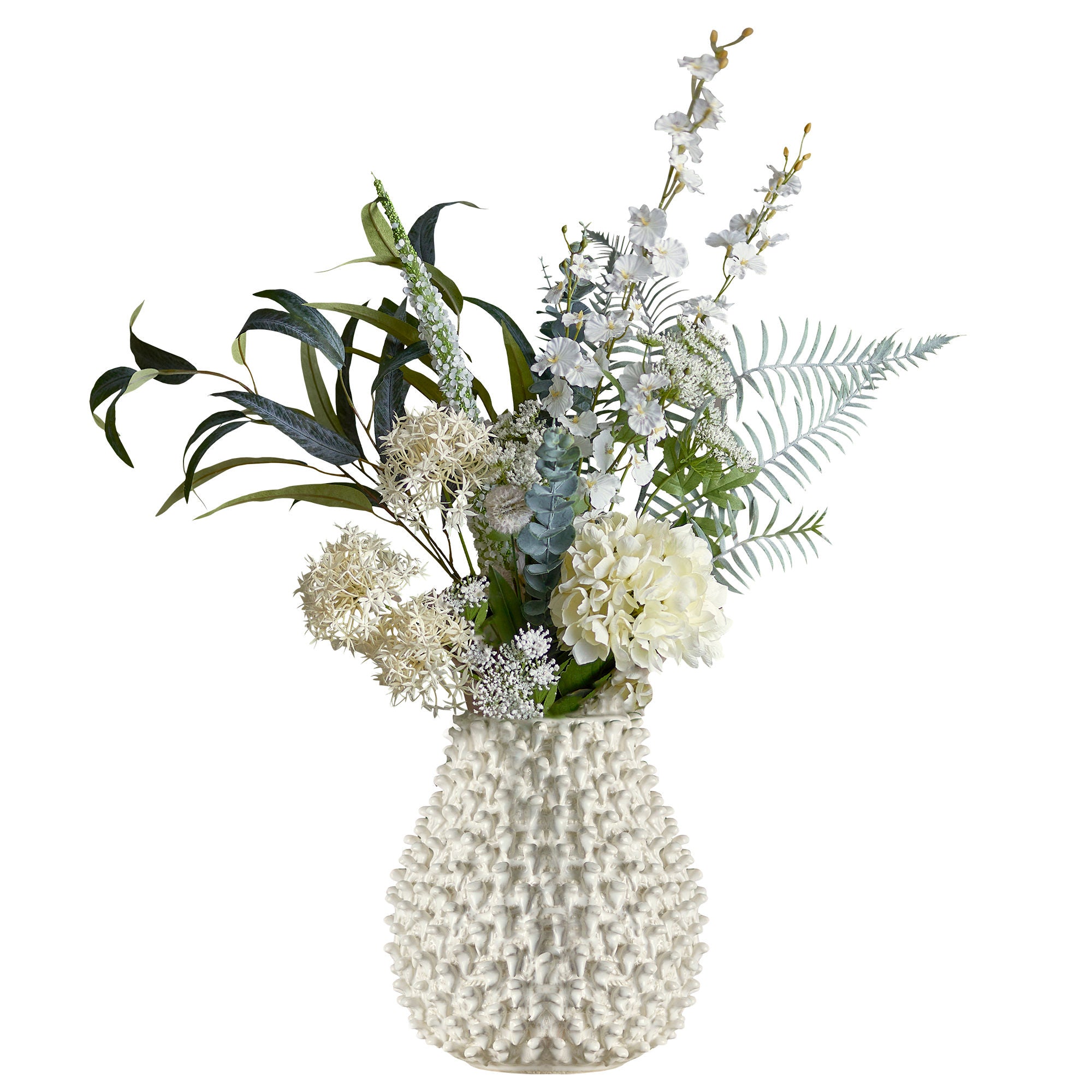 Bloomingville Symphonie Bouquet, weiße, künstliche Blumen