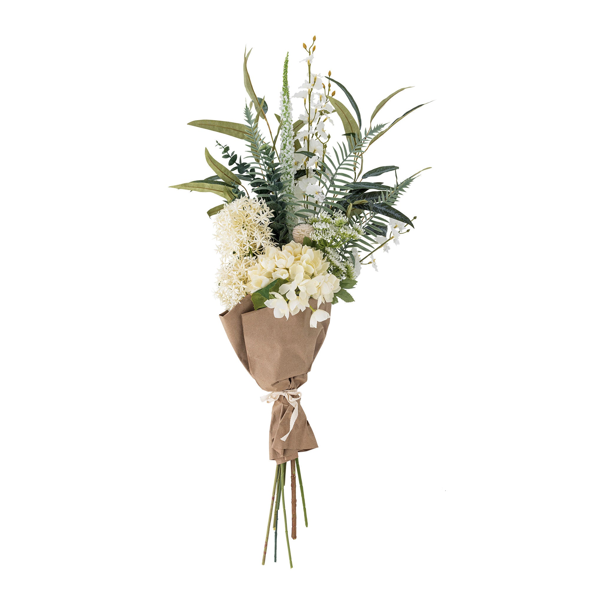 Bloomingville Symphonie Bouquet, weiße, künstliche Blumen