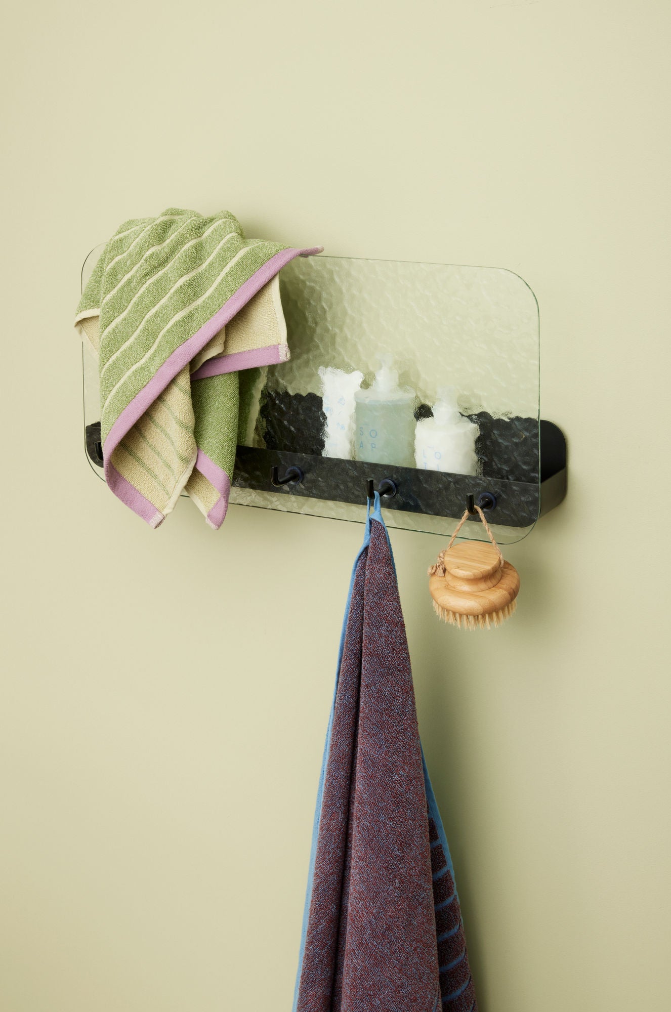 Hübsch -Promenade -Handtuch großes Lila/Blau