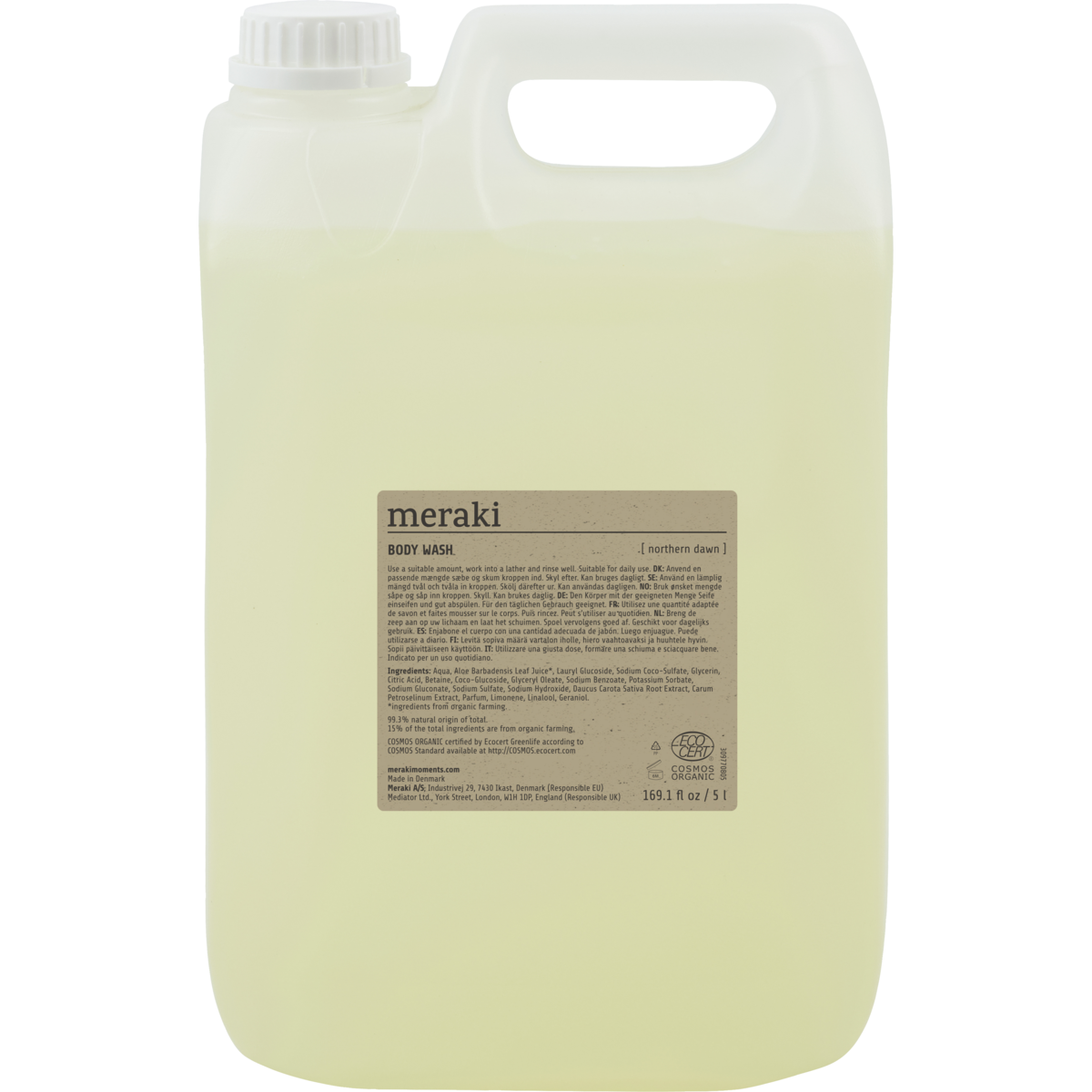 Körperwäsche, Nord -Morgendämmerung, Nachfüllung 5 Liter