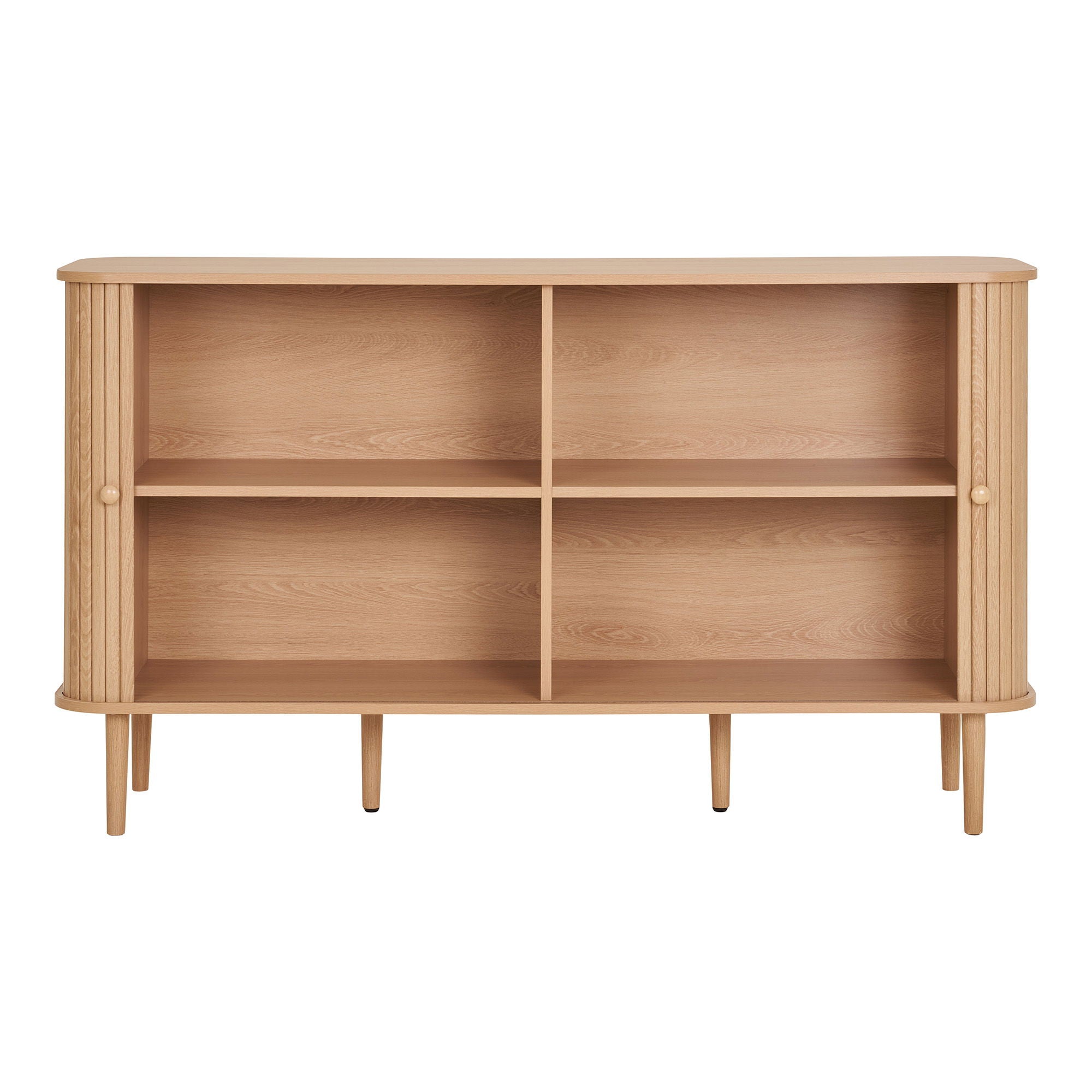 Sideboard, 2 Türen, Natur<br>140x40x79 cm