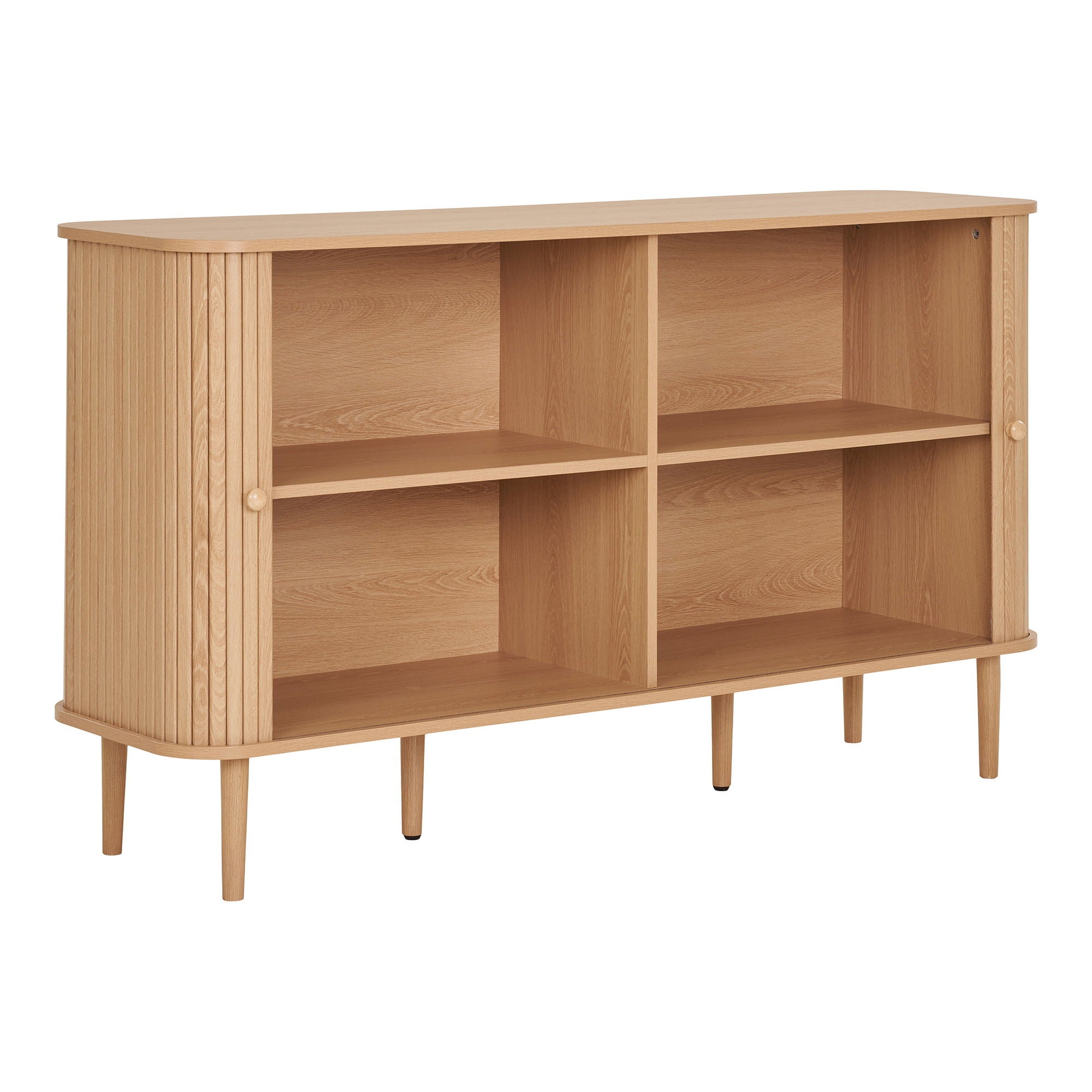 Sideboard, 2 Türen, Natur<br>140x40x79 cm