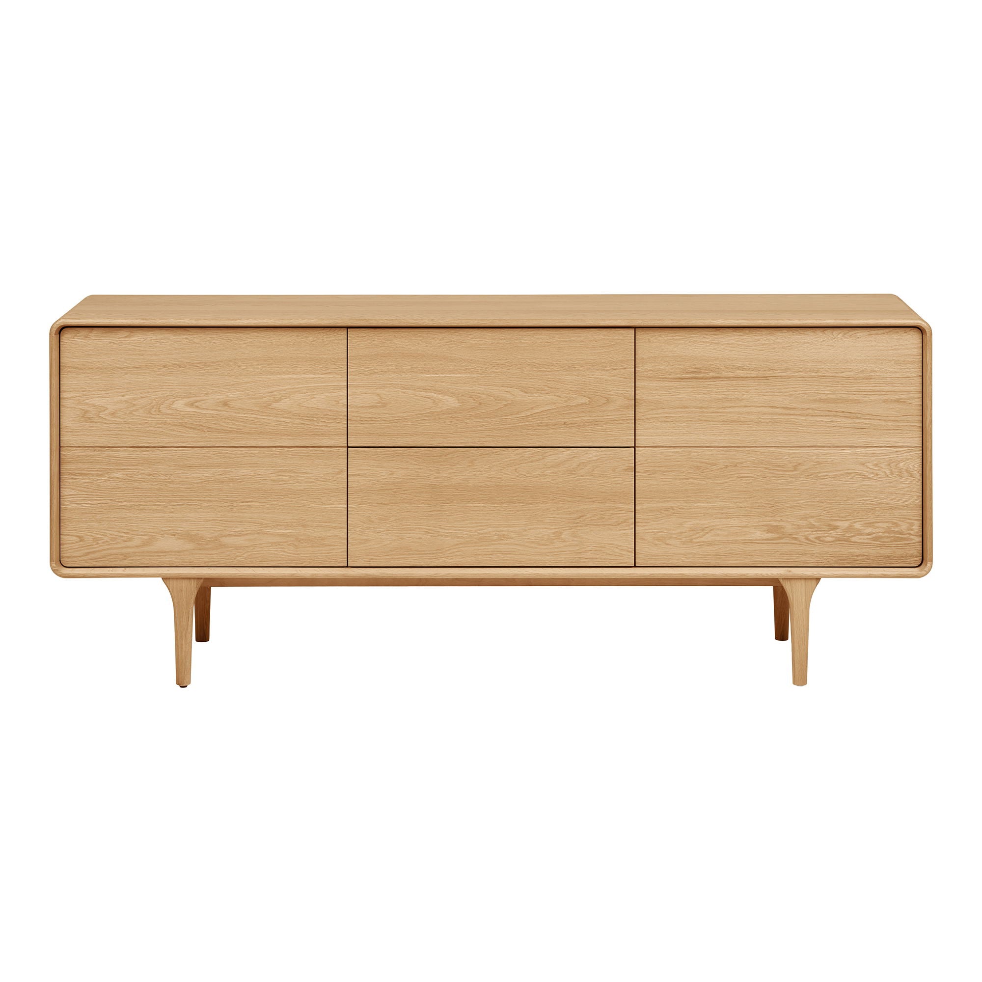 Darwin Sideboard - Sideboard, Eiche 180x45x75 cm