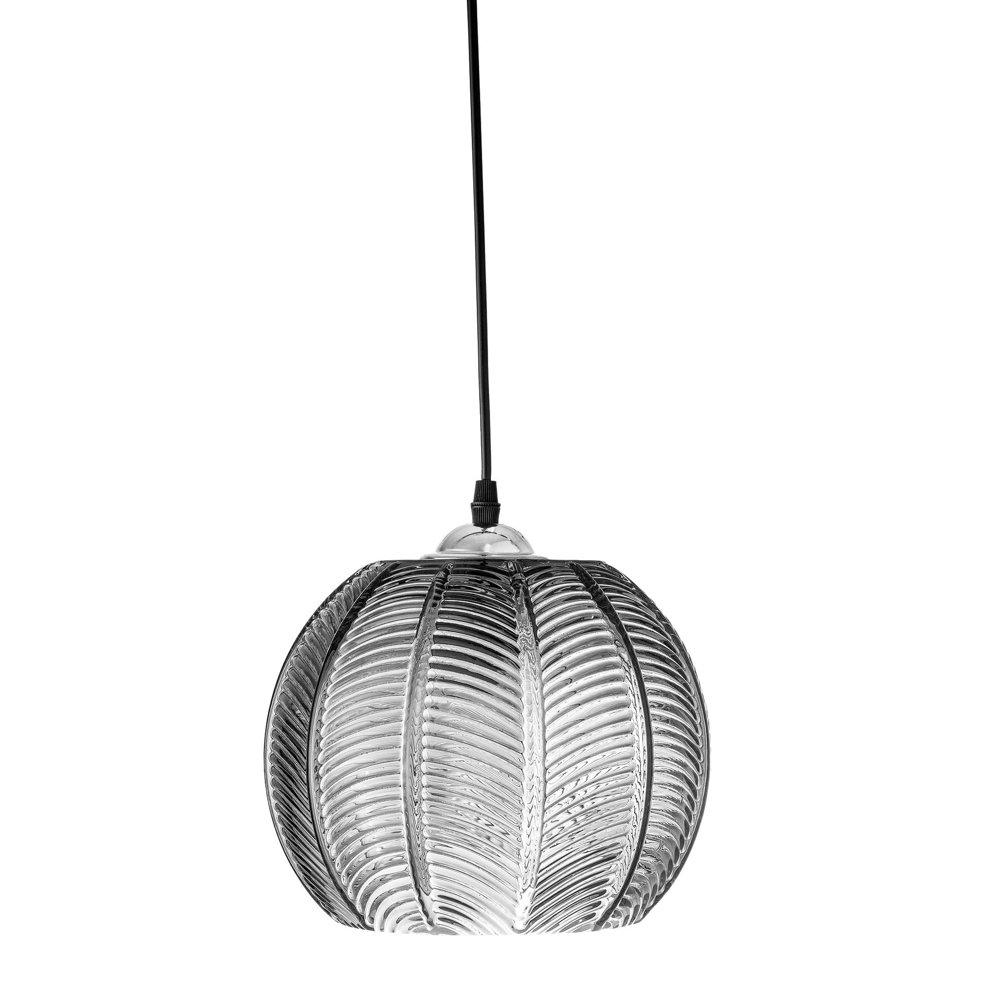 Bloomingville Adar Pendant, grau, Glas