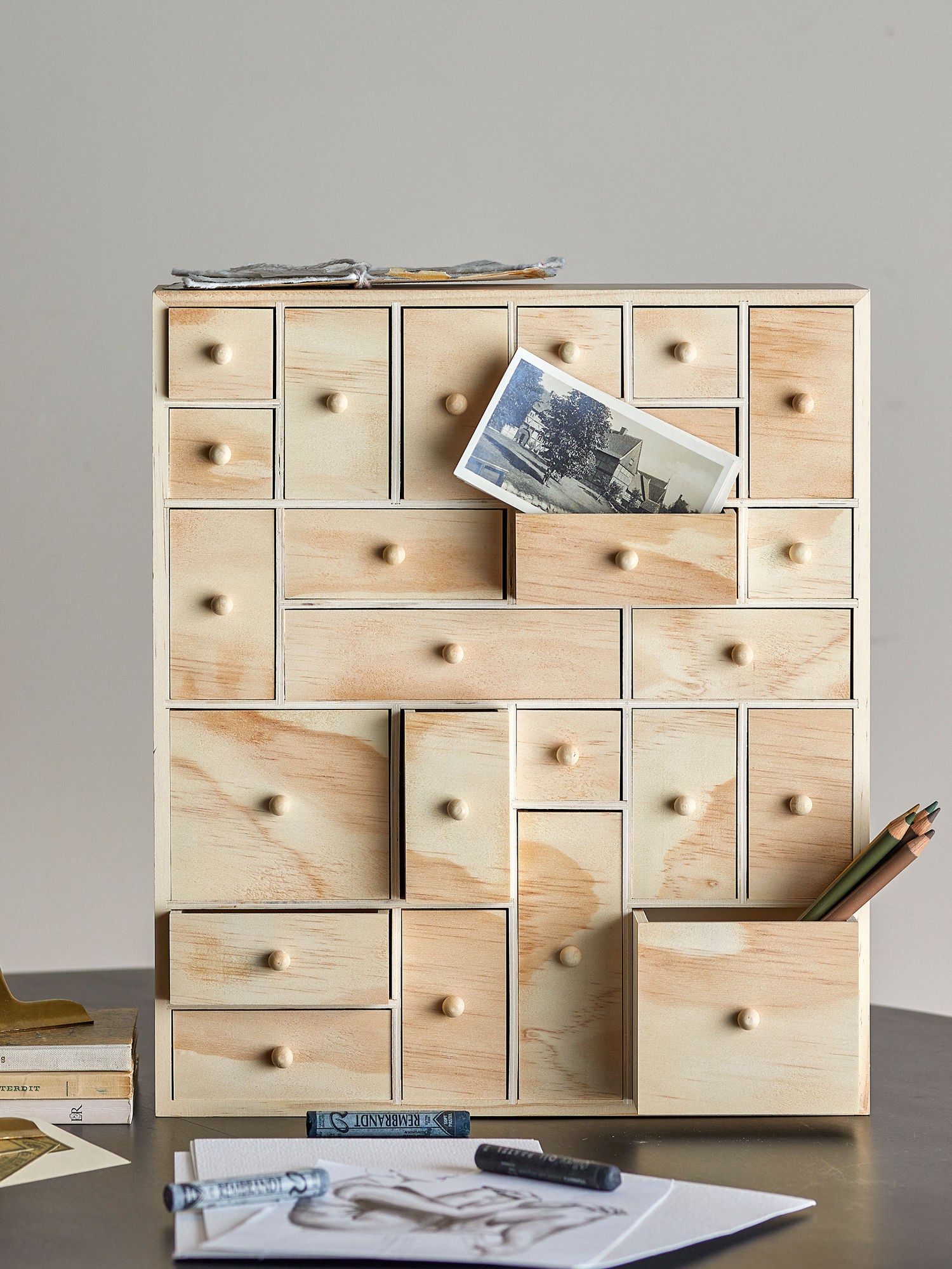 Bloomingville Valery Storage Box, Nature, FSC® 100%, Kiefer