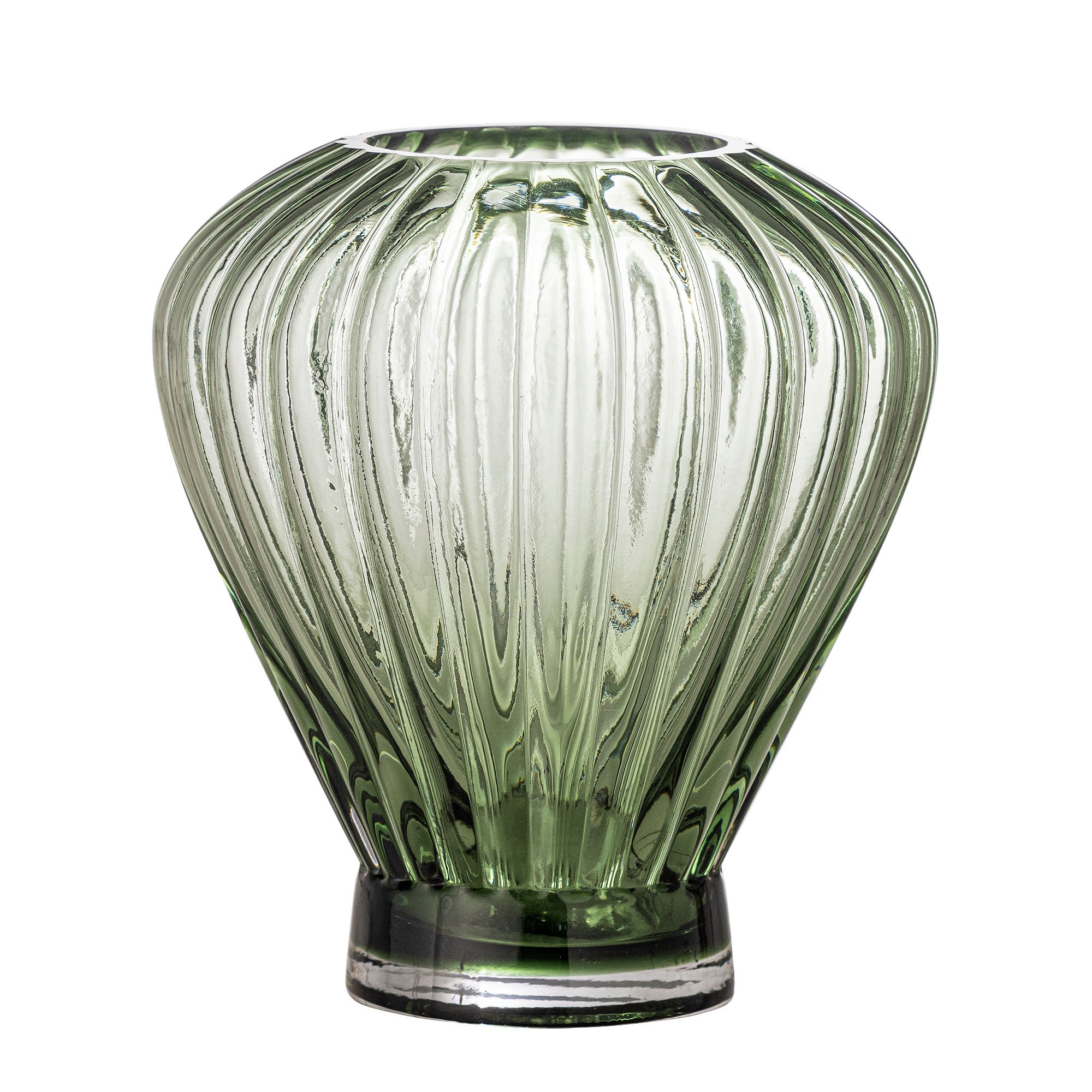 Kreative Kollektion Reeve Vase, Grün, Glas