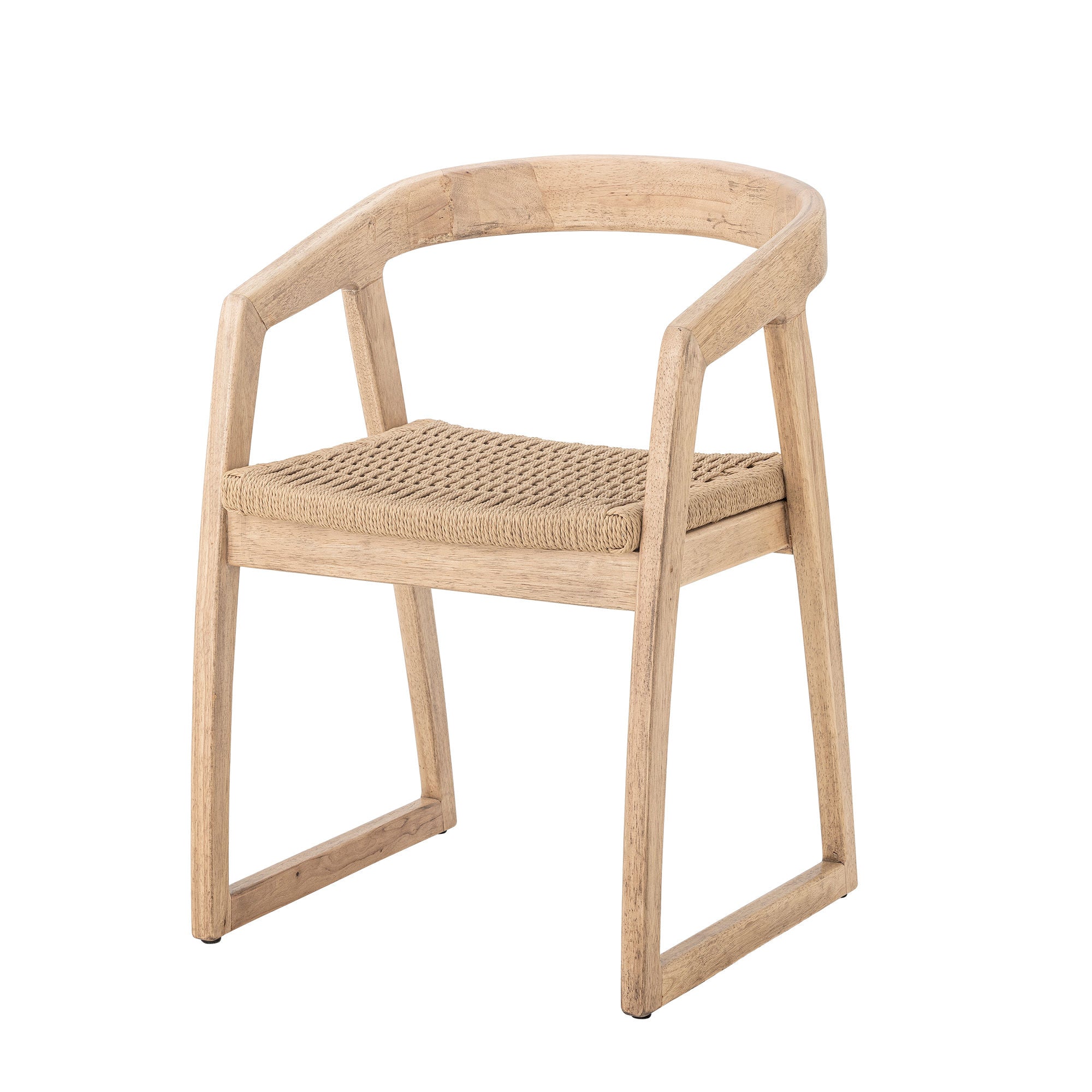Kreative Kollektion Serrone Essstuhl, Natur, Gummiholz