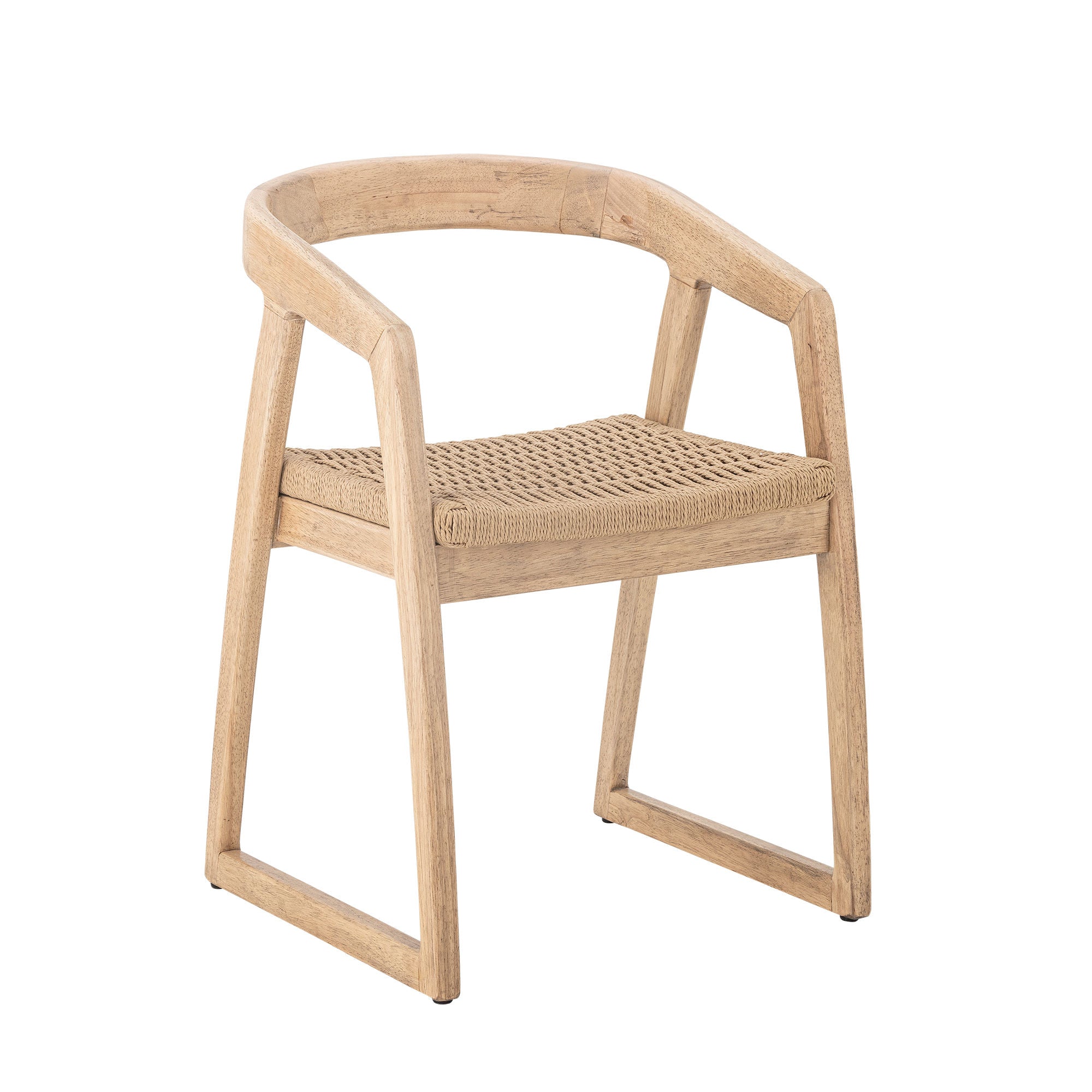 Kreative Kollektion Serrone Essstuhl, Natur, Gummiholz