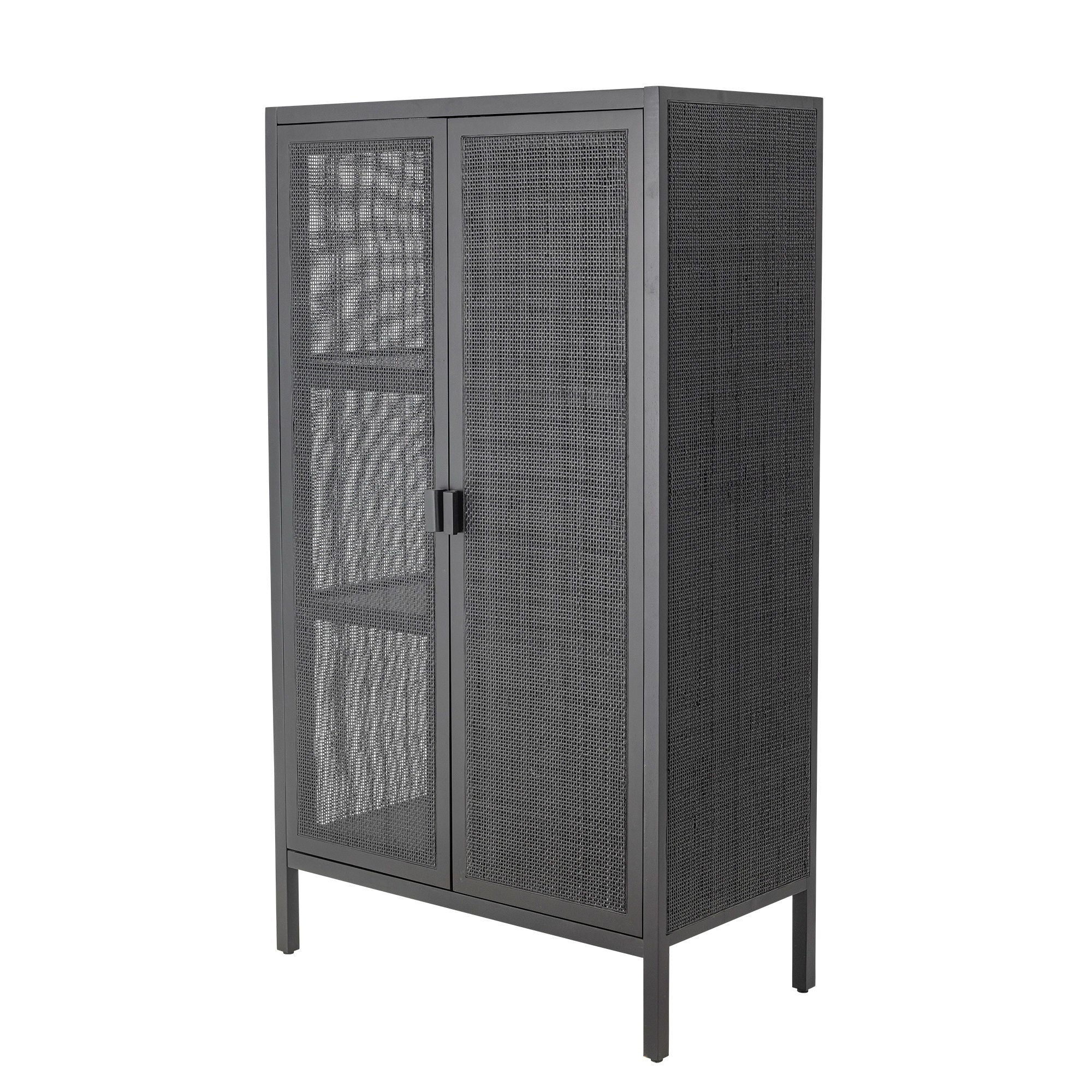 Bloomingville Marikka Kabinett, Schwarz, FSC 100%® Mahagoni