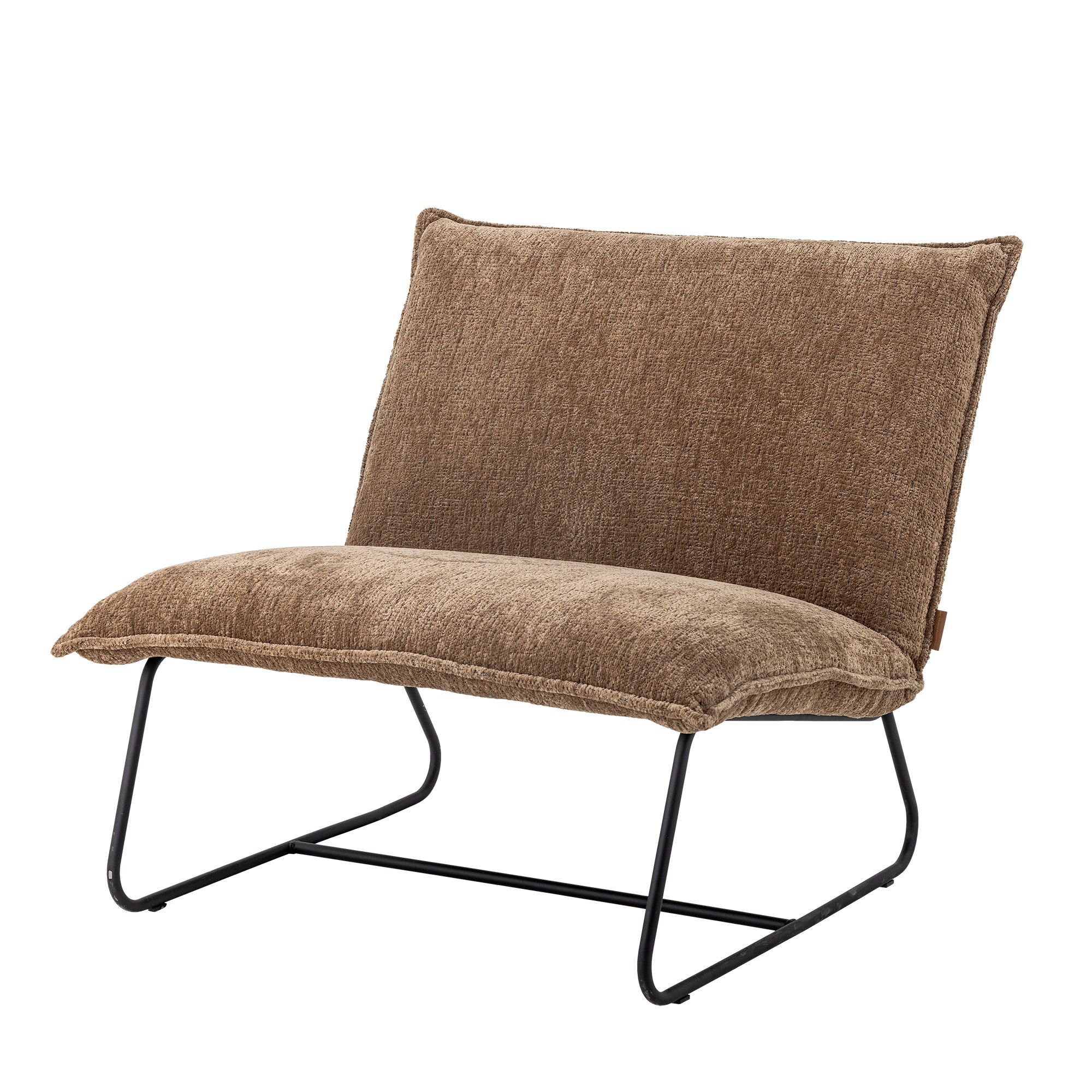Bloomingville Cape Lounge Stuhl, Brown, recyceltes Polyester