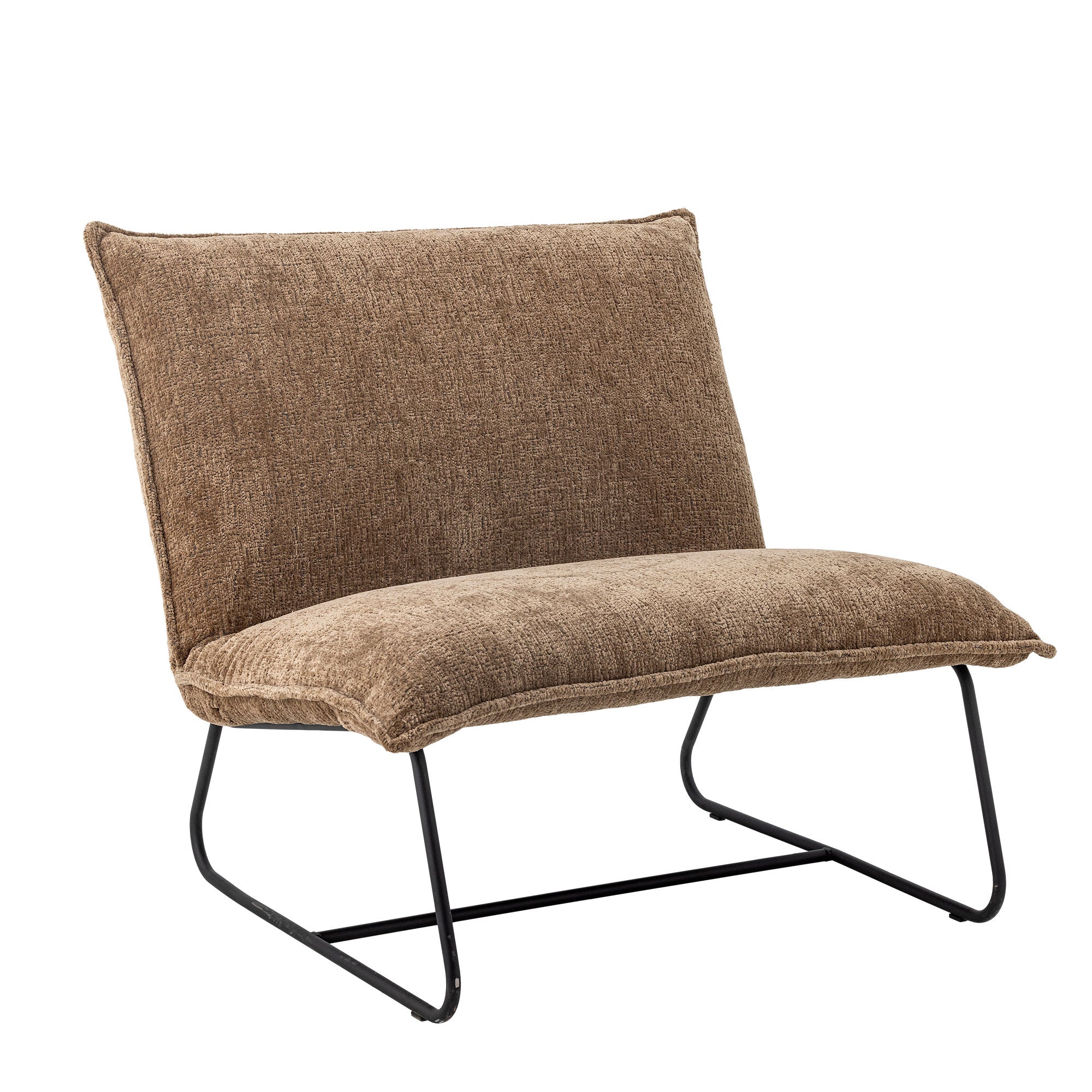 Bloomingville Cape Lounge Stuhl, Brown, recyceltes Polyester