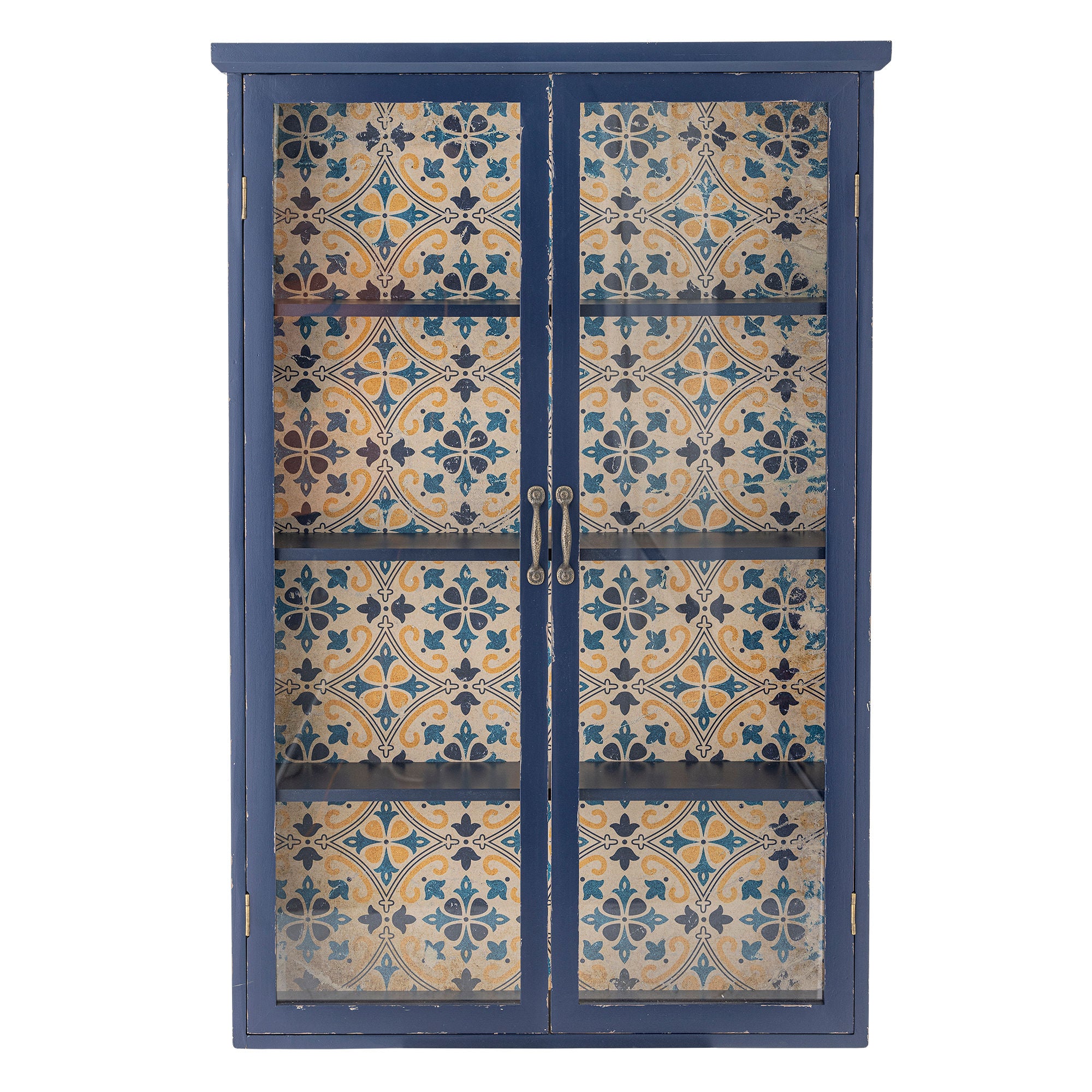 Kreative Kollektion Hazem Schrank, Blau, Kiefer