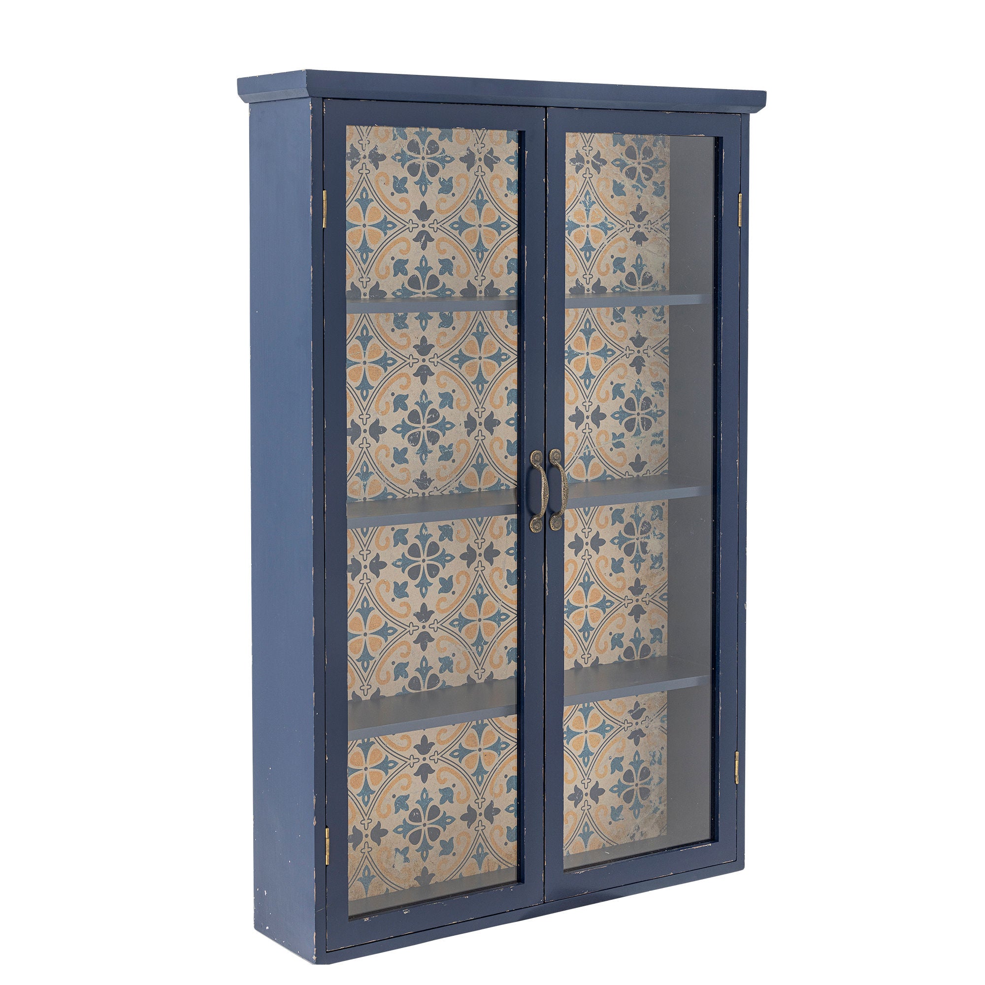 Kreative Kollektion Hazem Schrank, Blau, Kiefer