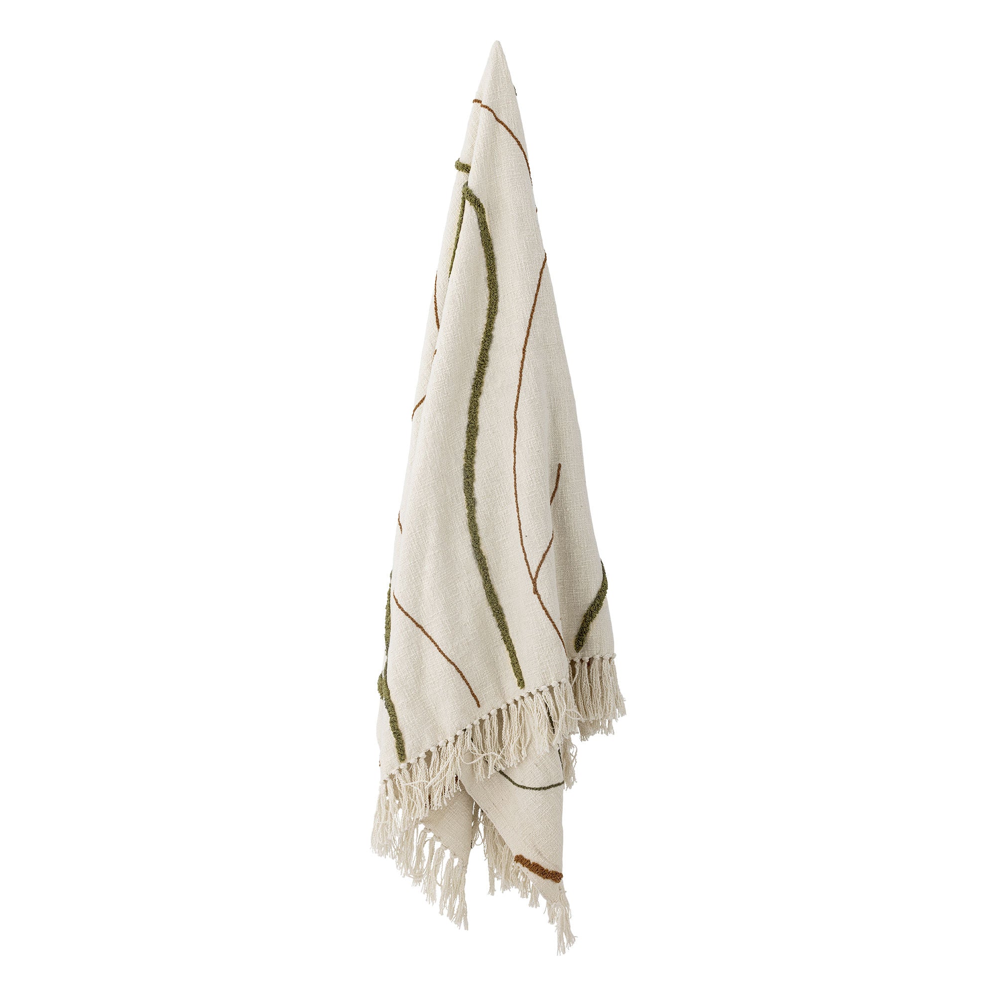 Bloomingville Oasio Plaid, Grün, Baumwolle Oeko-Tex®