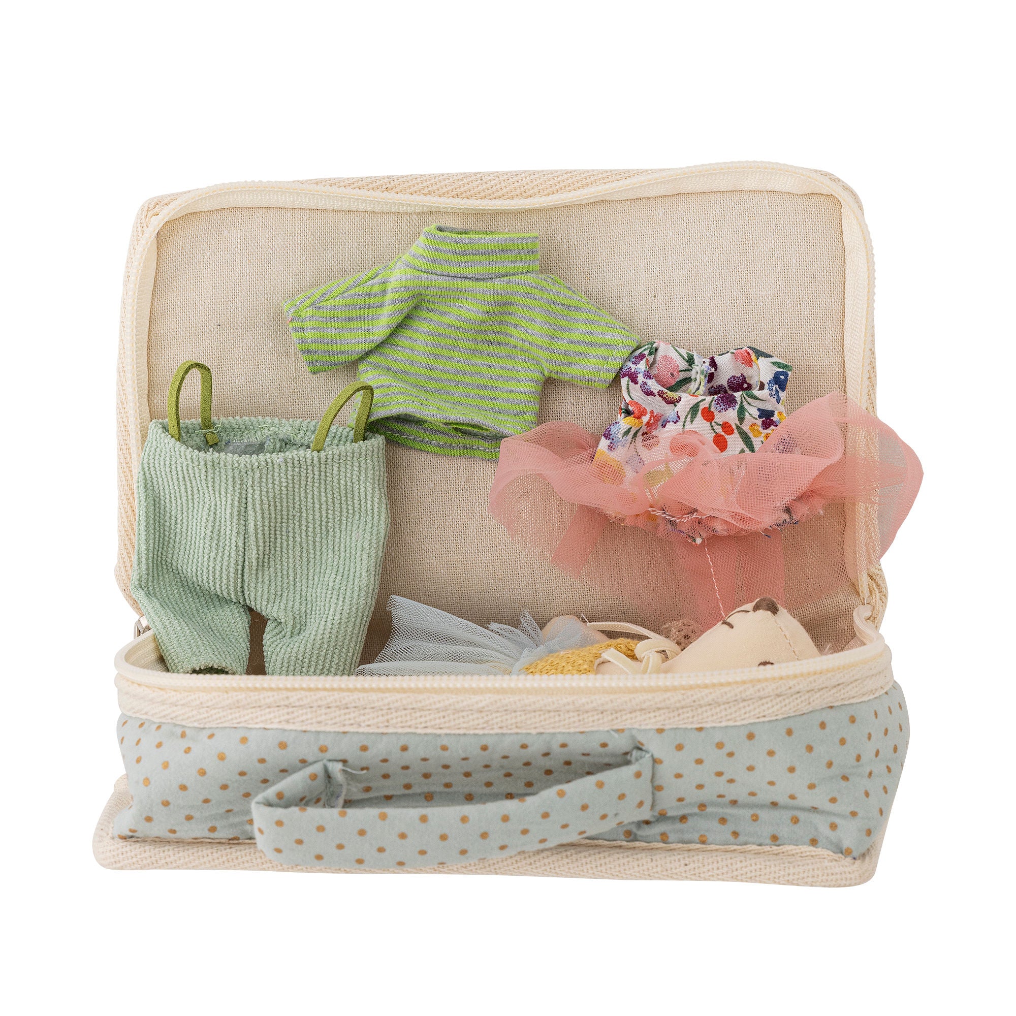 Bloomingville Mini Lara Puppe, Brown, Polyester