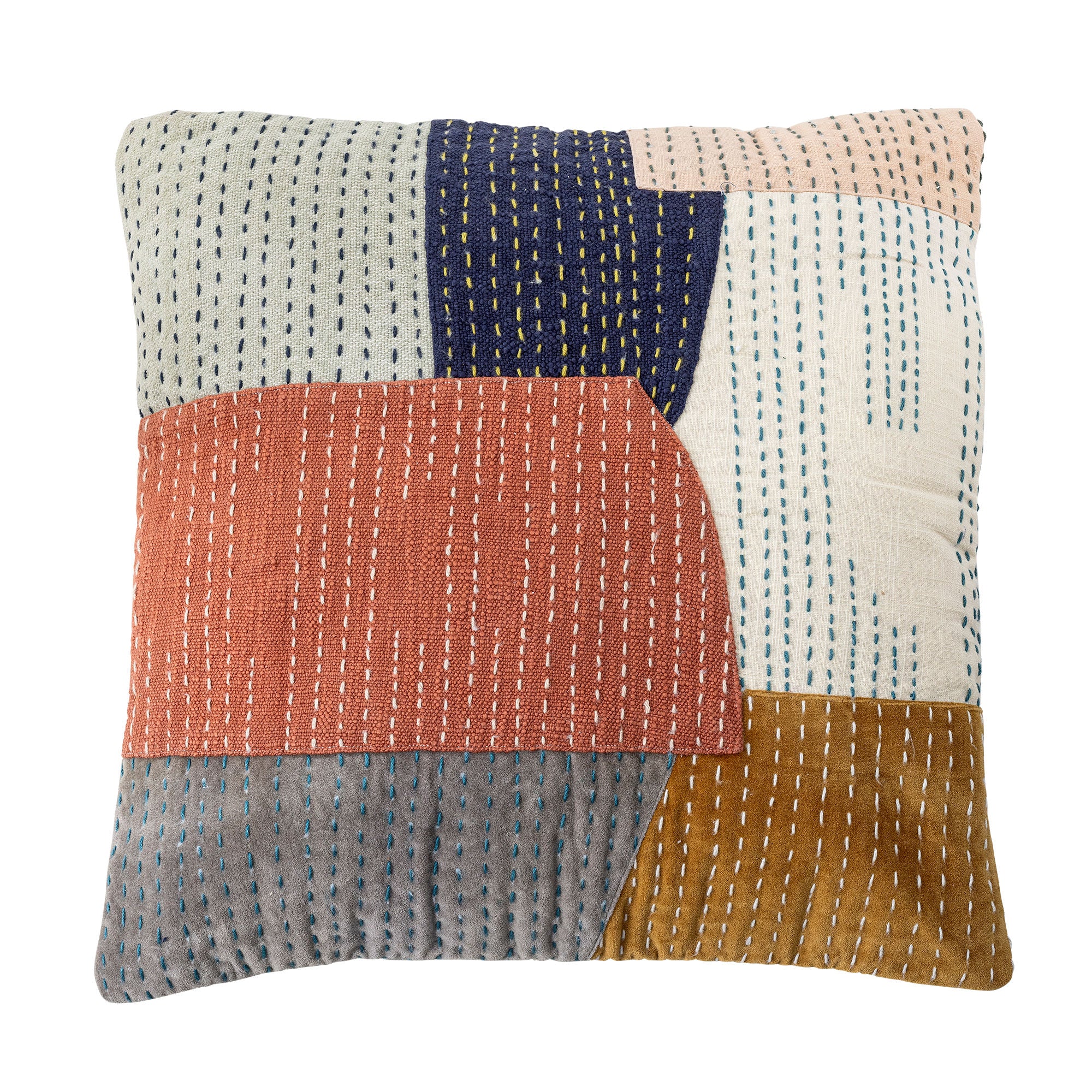 Bloomingville Montanaro Kissen, Orange, Baumwolle