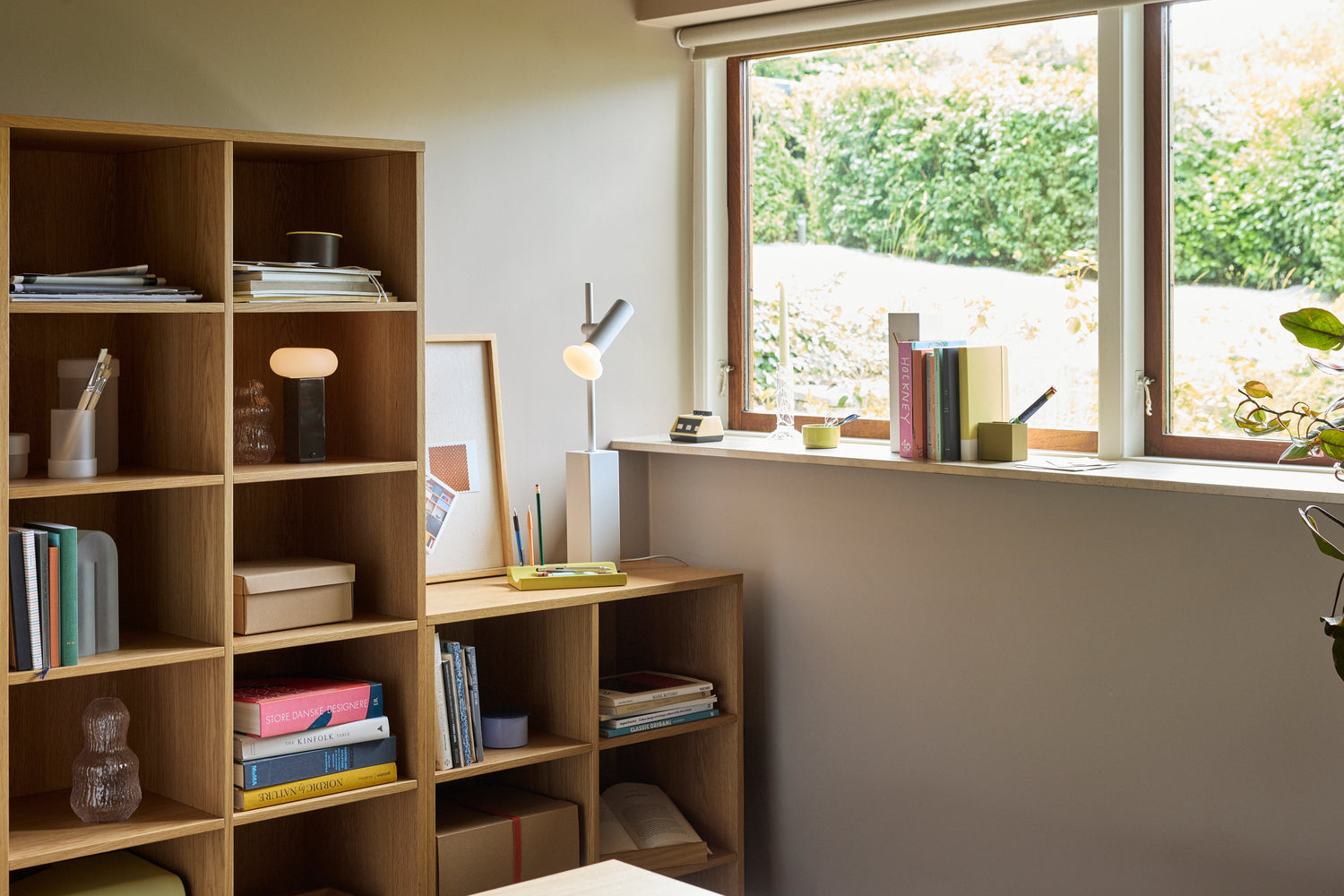 Disco-Bücherregal, groß, naturfarben – 80 x 30 x 180 cm