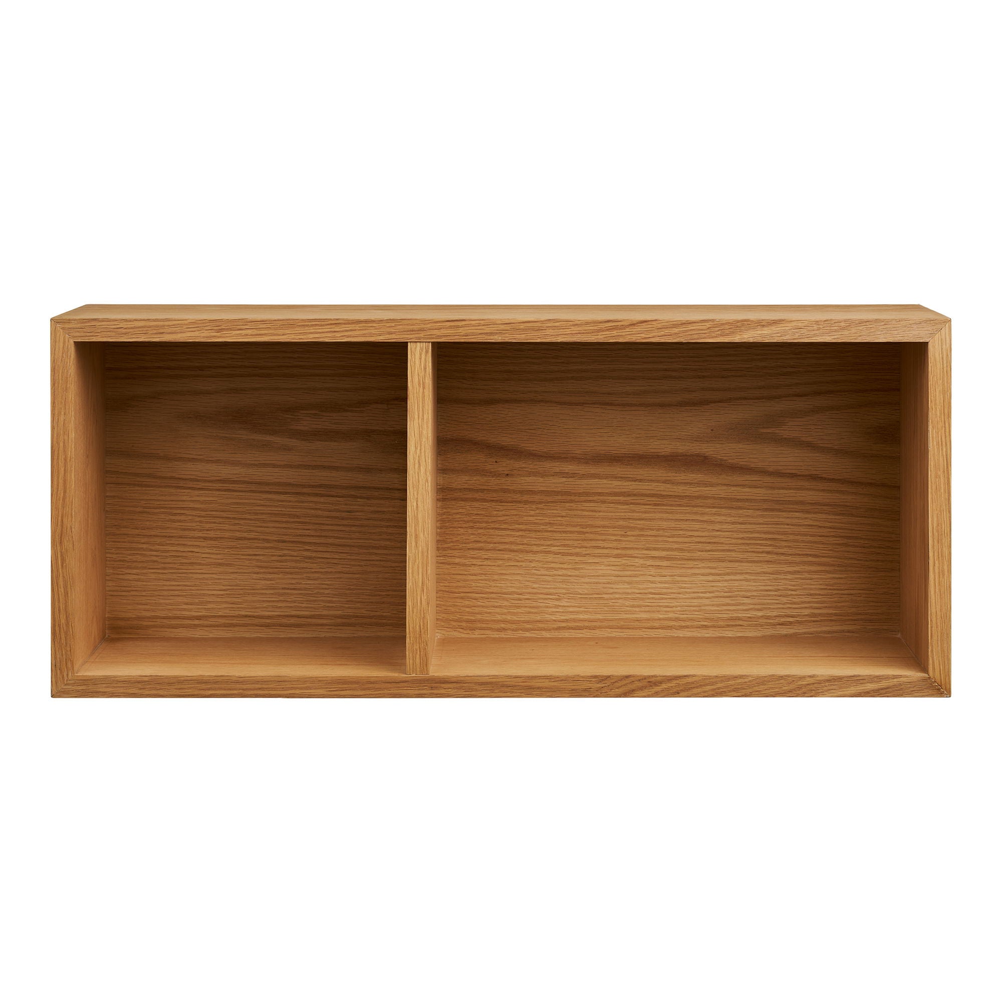 Oshawa -Wandregal - Wandschelf, Eichenfurnier, Natur 71 x 20 x 30 cm