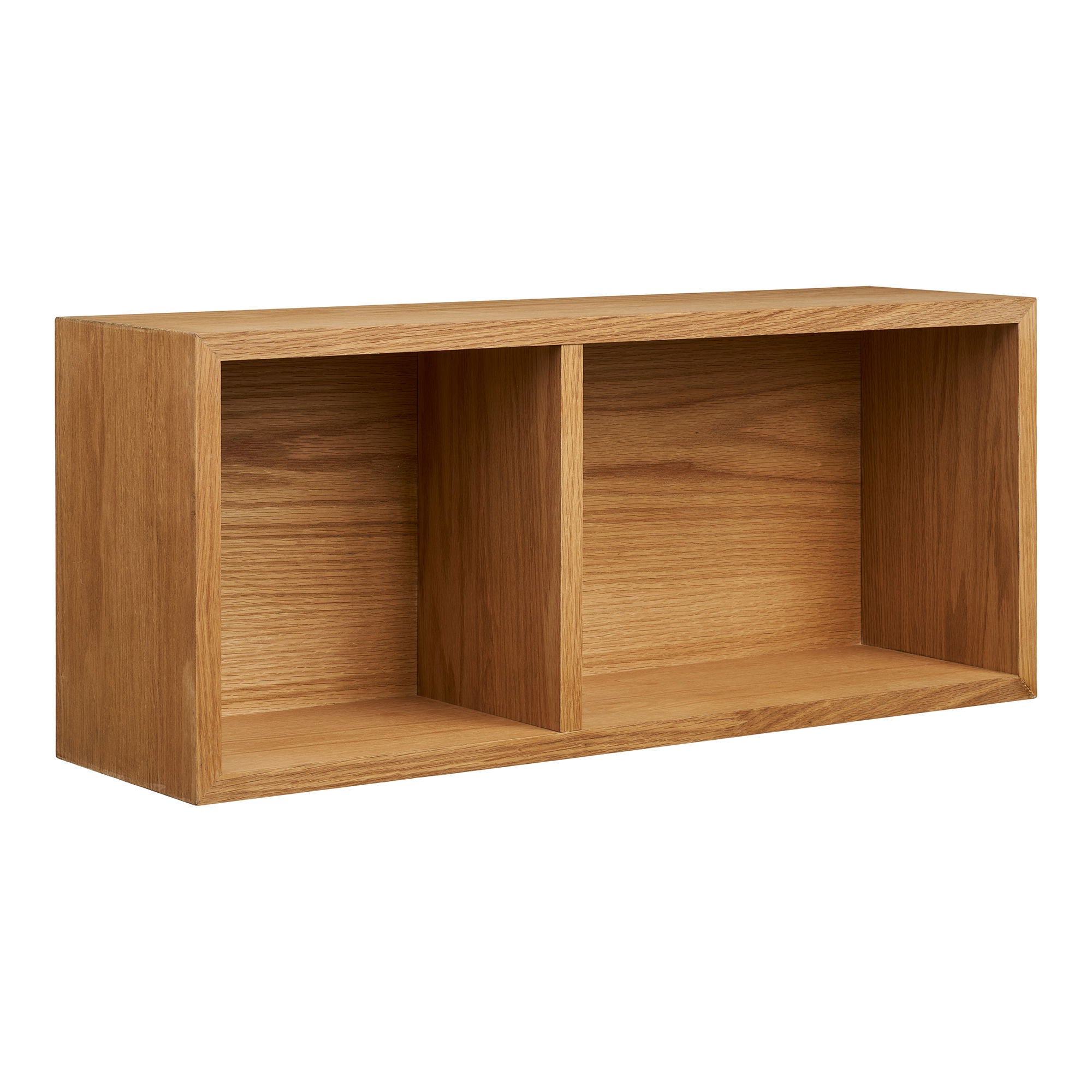 Oshawa -Wandregal - Wandschelf, Eichenfurnier, Natur 71 x 20 x 30 cm