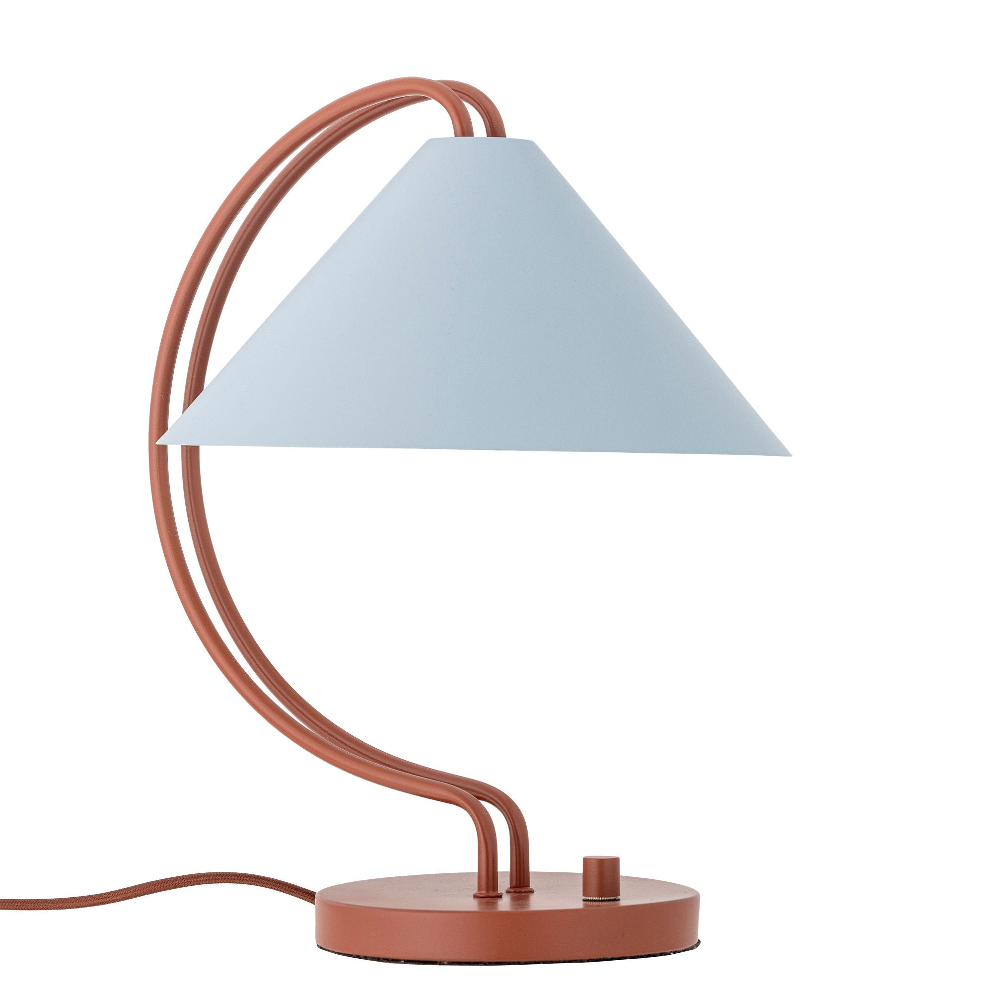 Bloomingville Janya Tischlampe, Rot, Metall