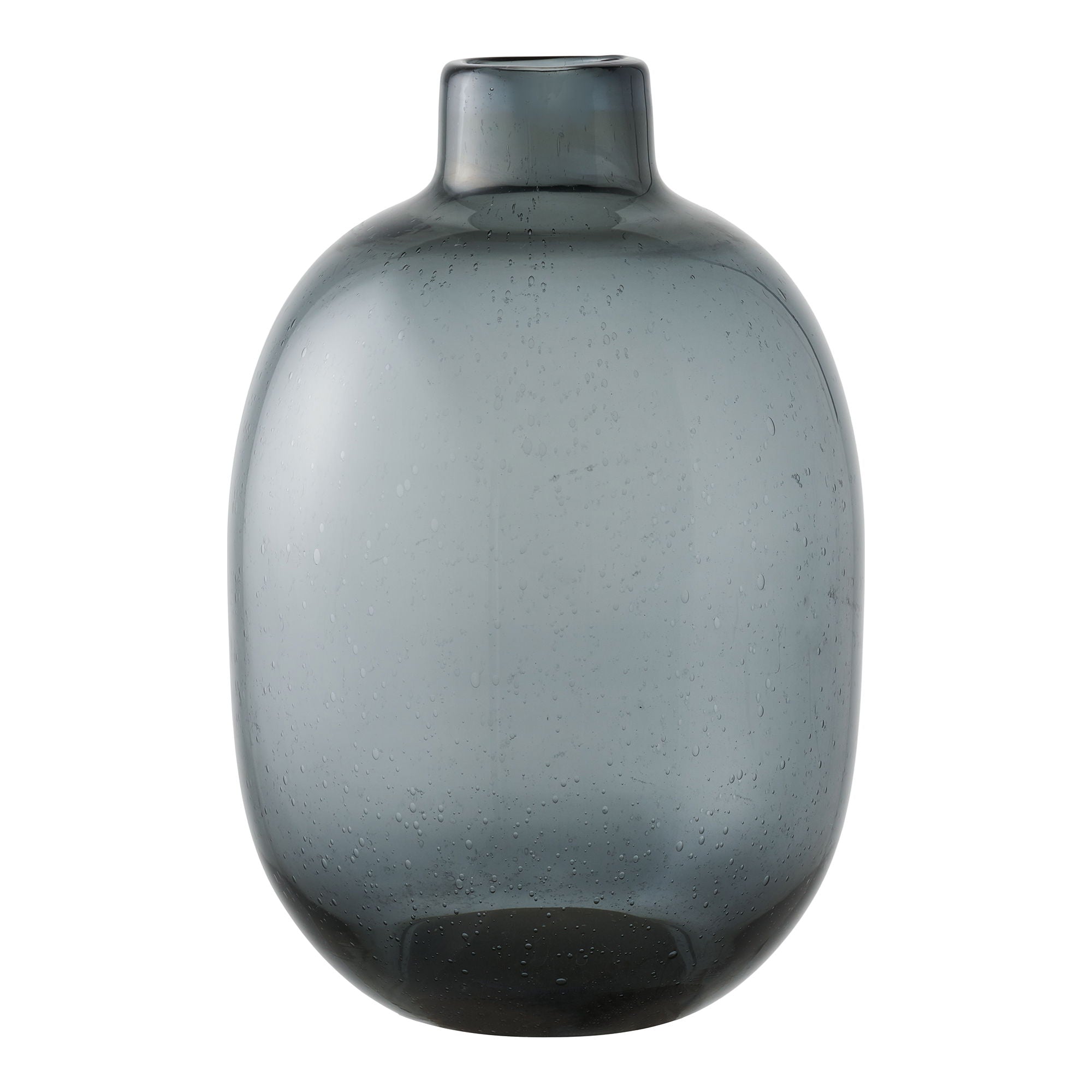 Vase - Vase, Glas, geräucherter schwarz Ø23x35 cm