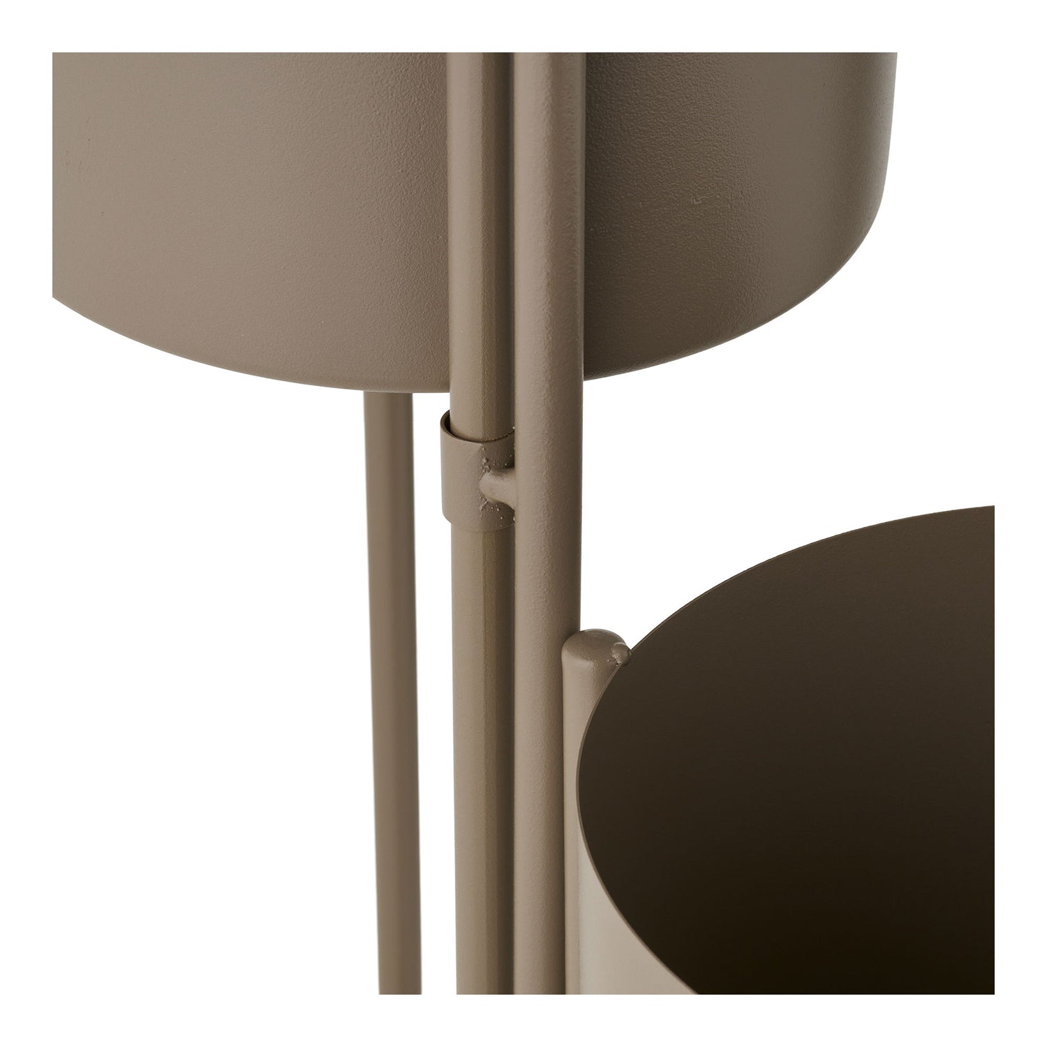 Kräutertopf - Kräutertopf, Stahl, braun 22,5 x 23 x 75,5 cm