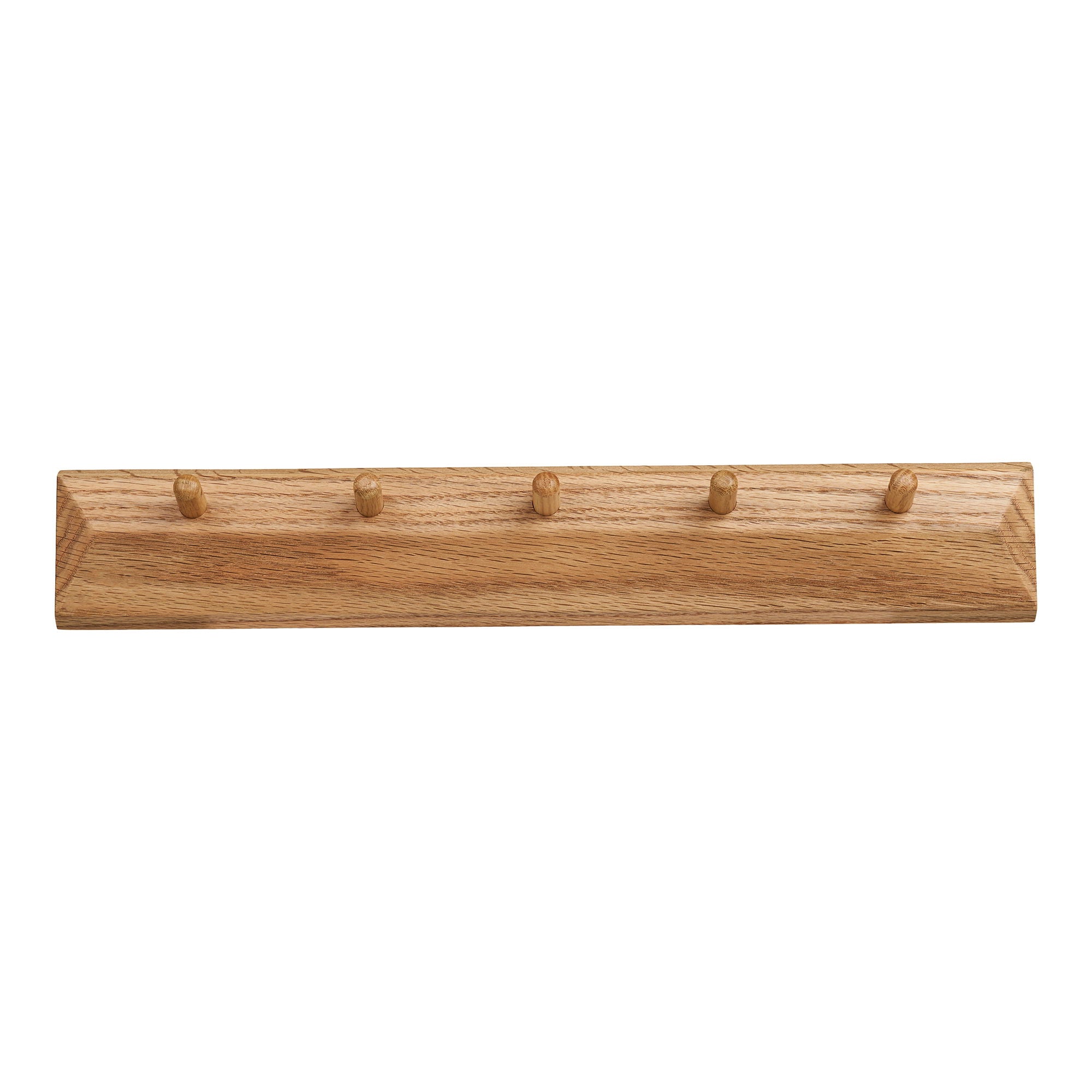 Barco -Haken mit 5 Haken - Haken mit 5 Haken, Eiche 50x8,5 cm