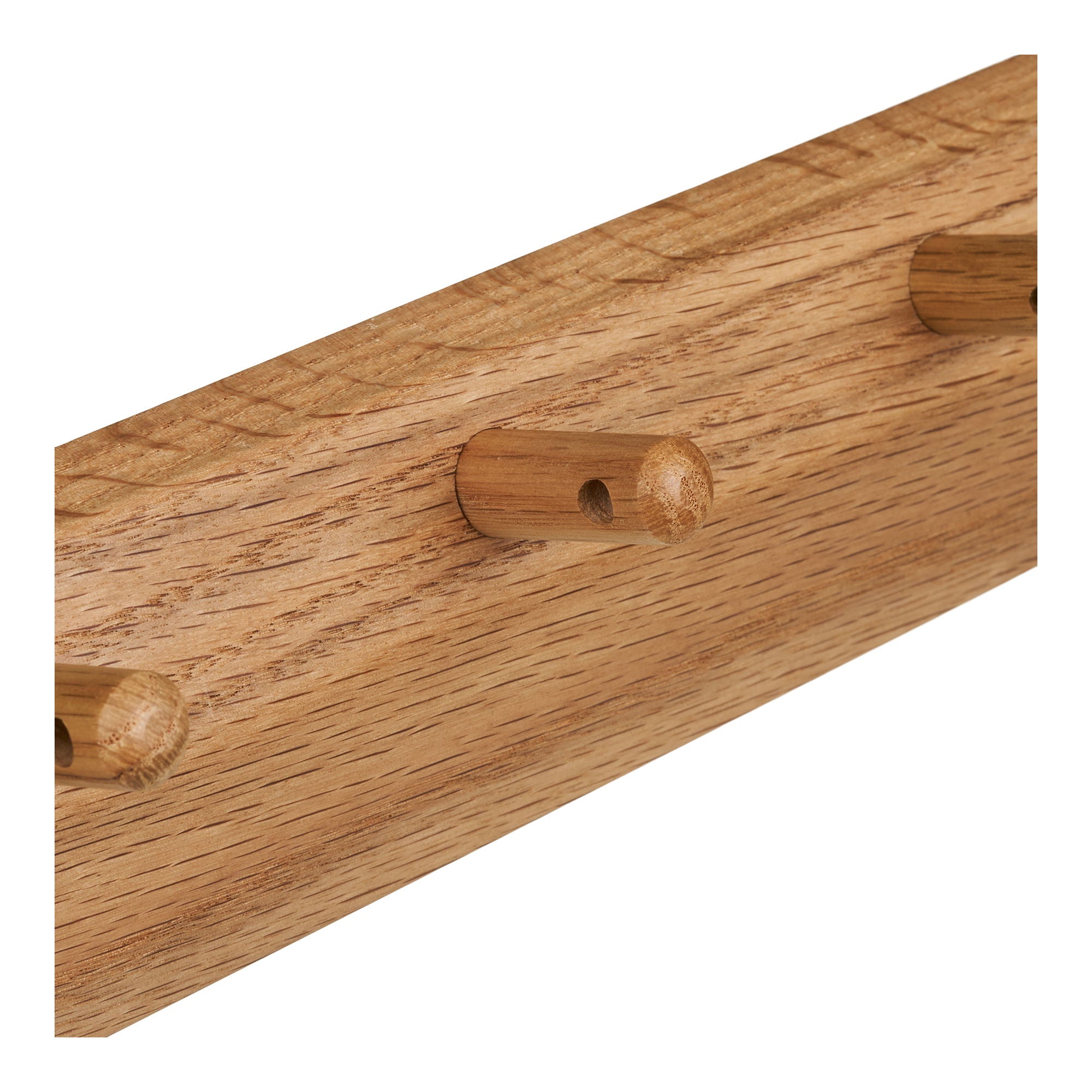 Barco -Haken mit 5 Haken - Haken mit 5 Haken, Eiche 50x8,5 cm