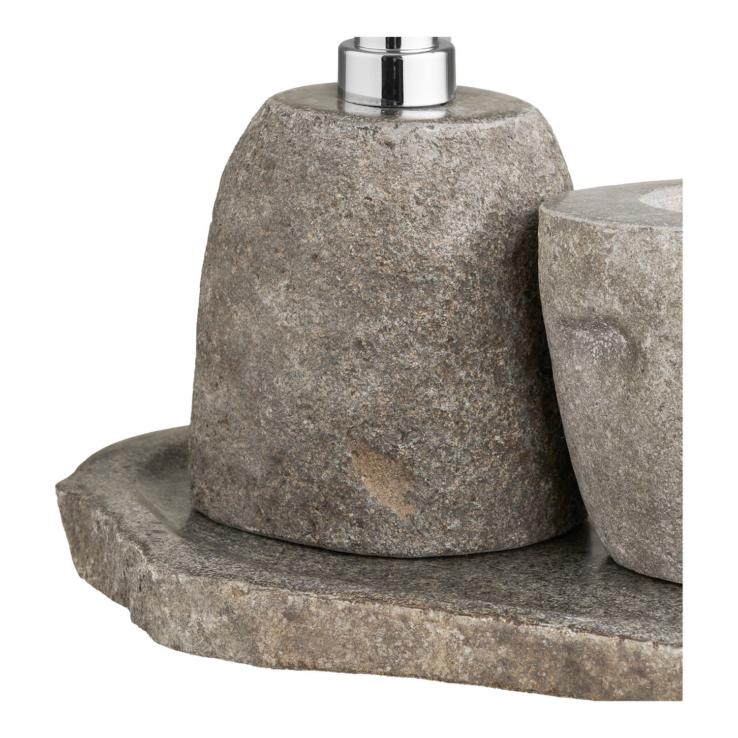 Gara Badezimmerset - Badezimmerset, Aufbewahrungsboxen, Seifenspender, zurück