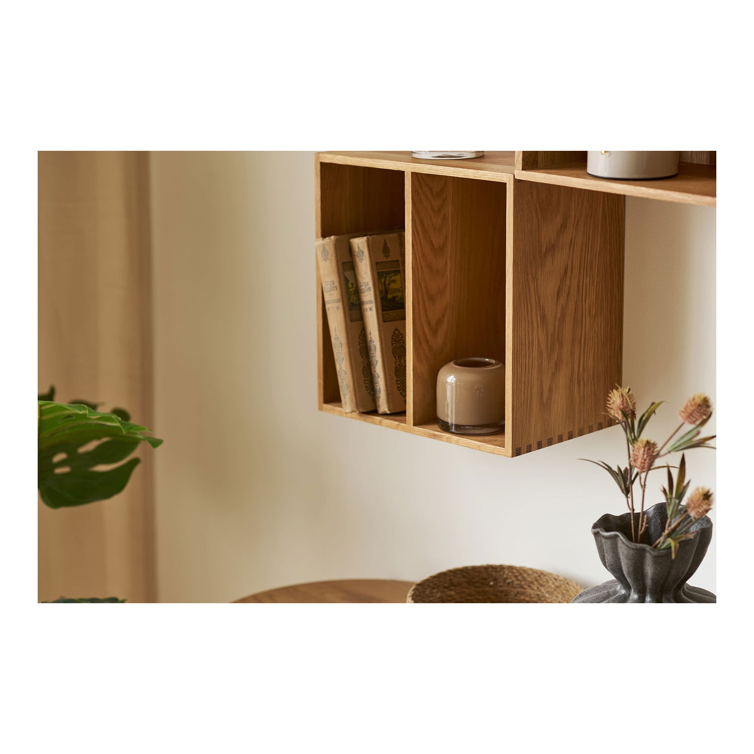 Candlestick - Candlestick, Mundglas, braun Ø8x7,5 cm