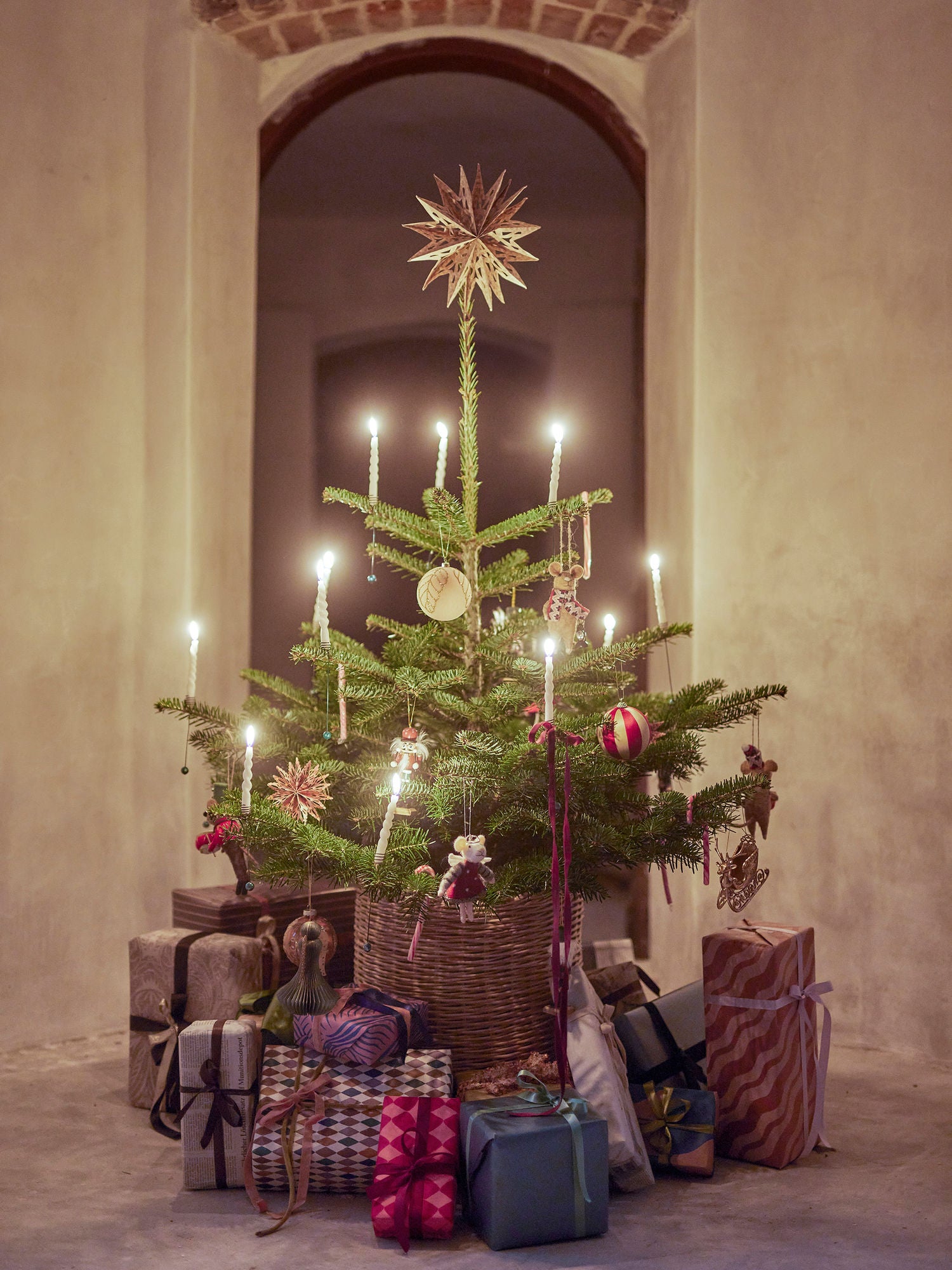 Bloomingville Peo Ornament, braun, Wolle