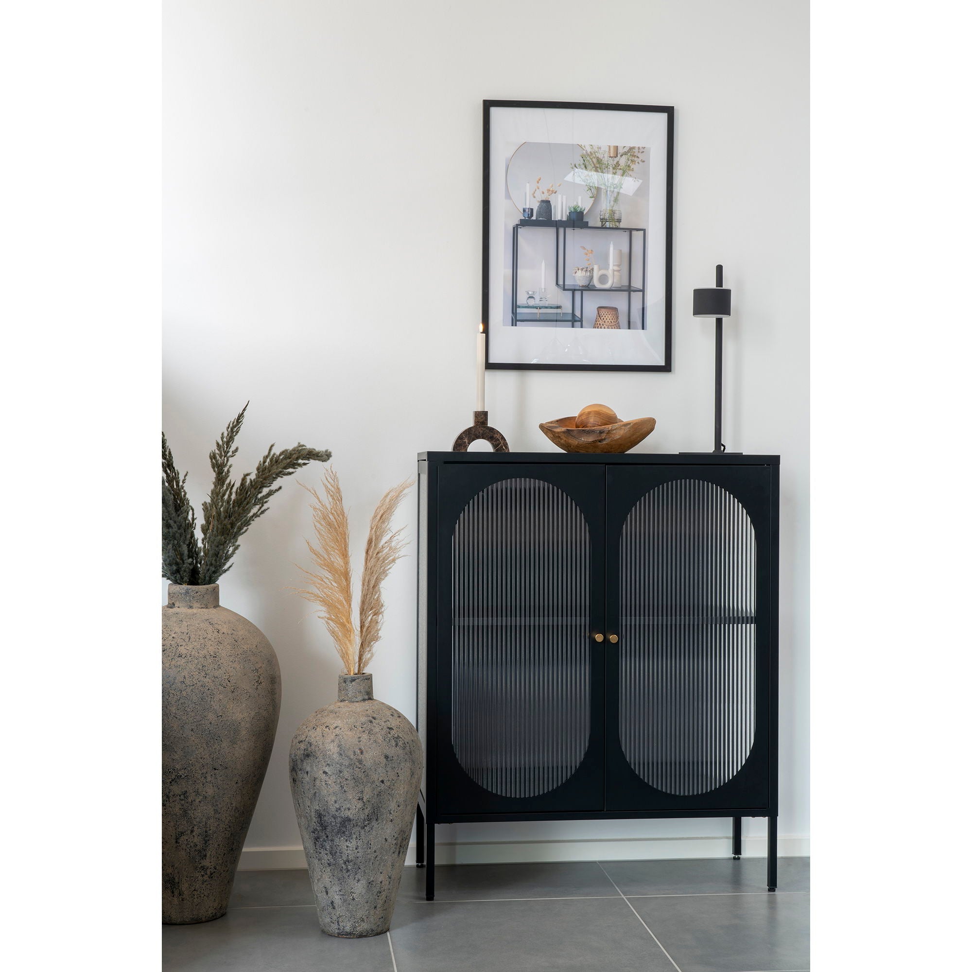 Marbella Frame Display - Frame Display, 7 PCs. Schwarz und 8 PCs. Natur 50x70 cm