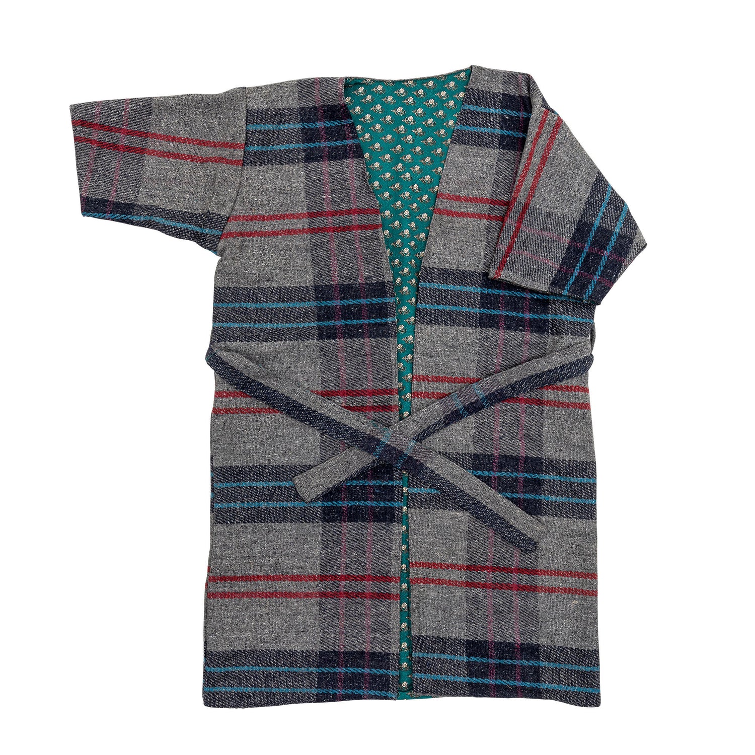 Kreative Kollektion Rieti Kimono, Gray, Upcycled