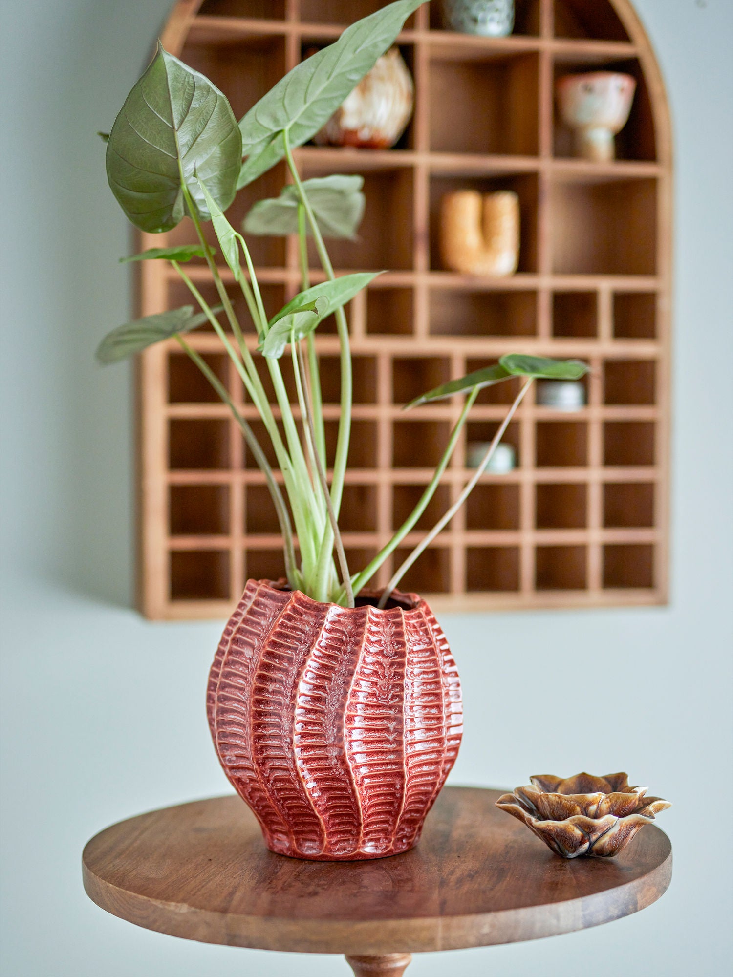 Creative Collection Callon Vase, Rosa, Steinzeug