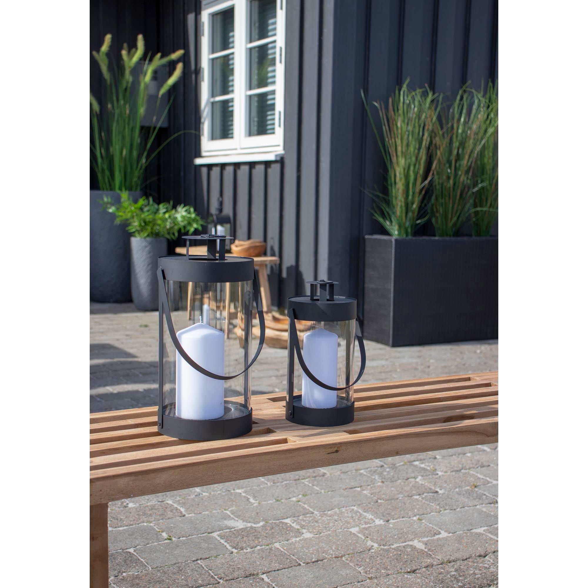 stål/glas