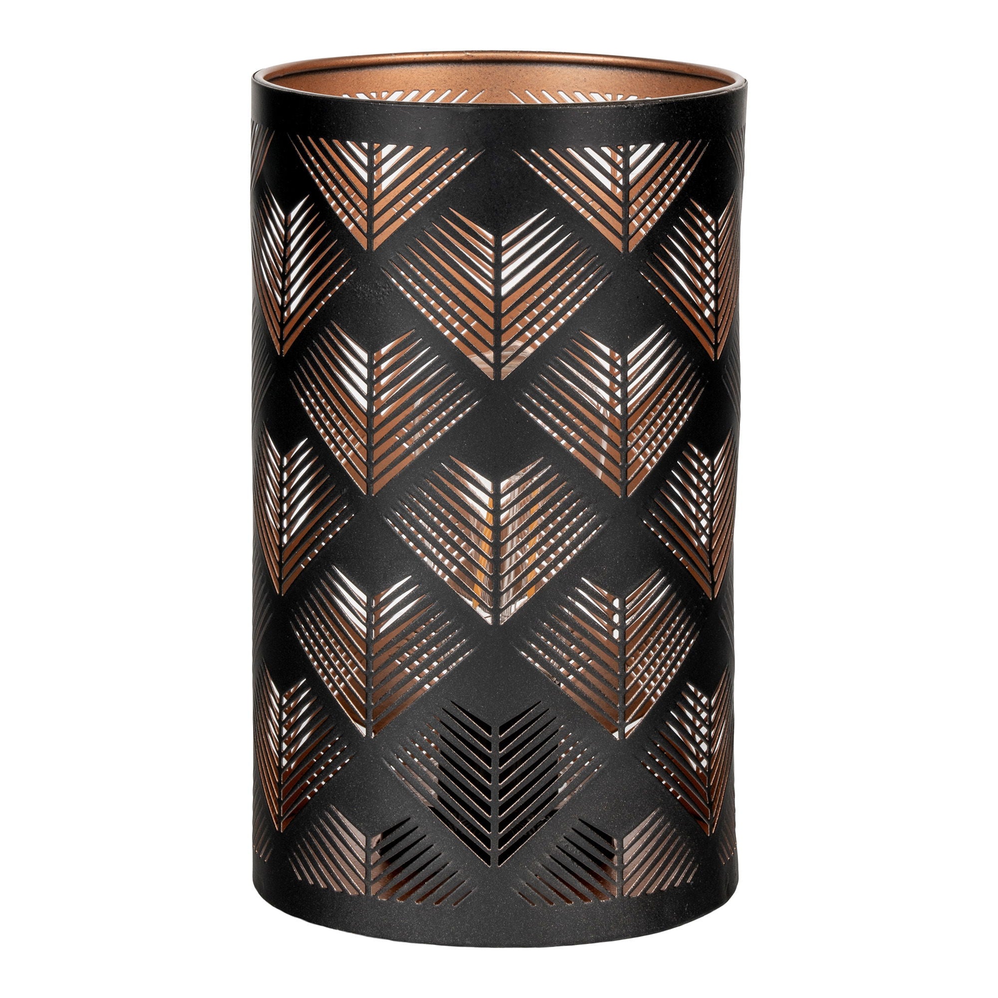 Nata Lantern LED -Display - Lantern -LED -Anzeige, Schwarz/Kupfer 60 PCs.