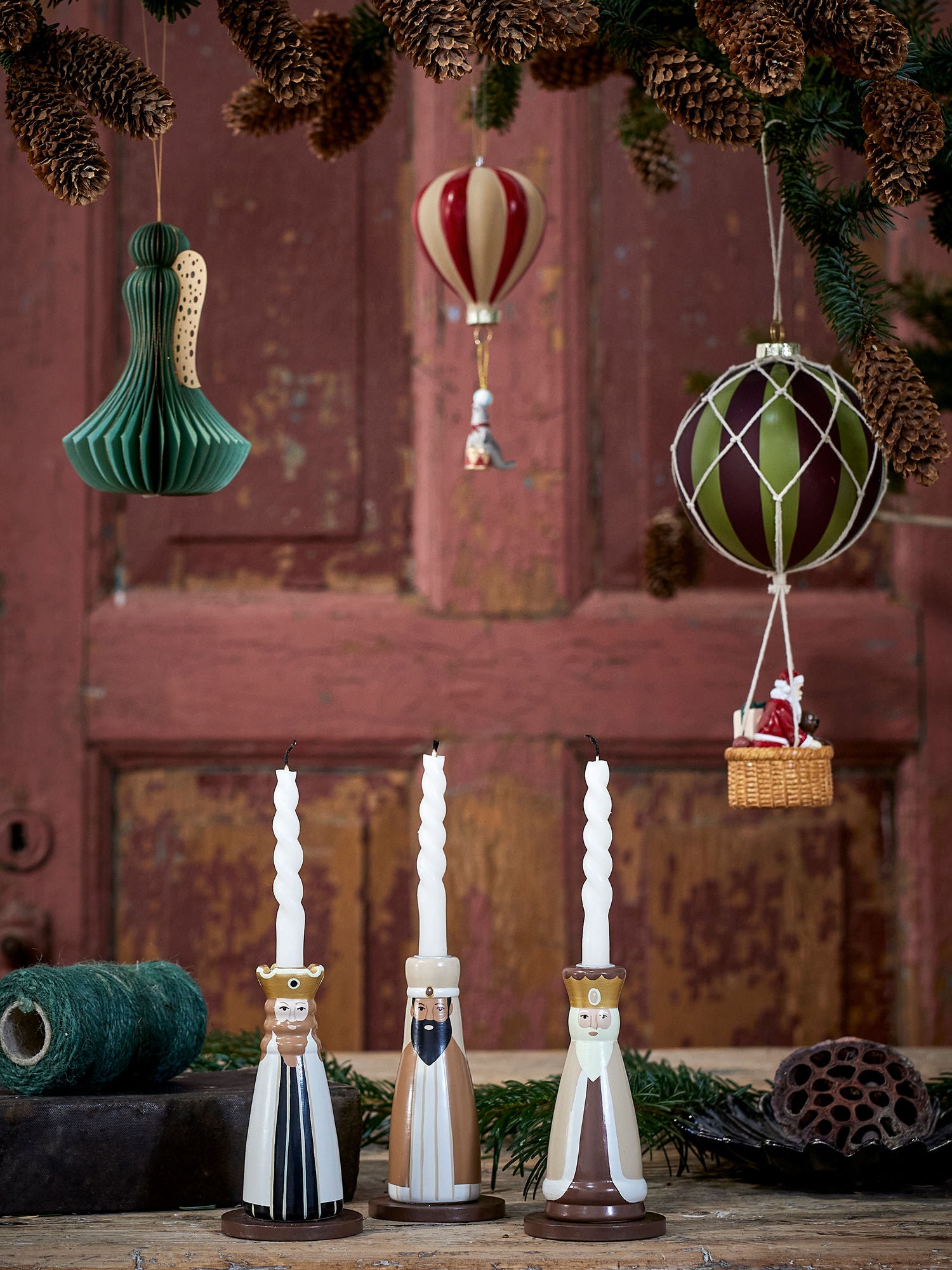 Bloomingville Betie Candlestick, Nature, FSC®100%, Buche