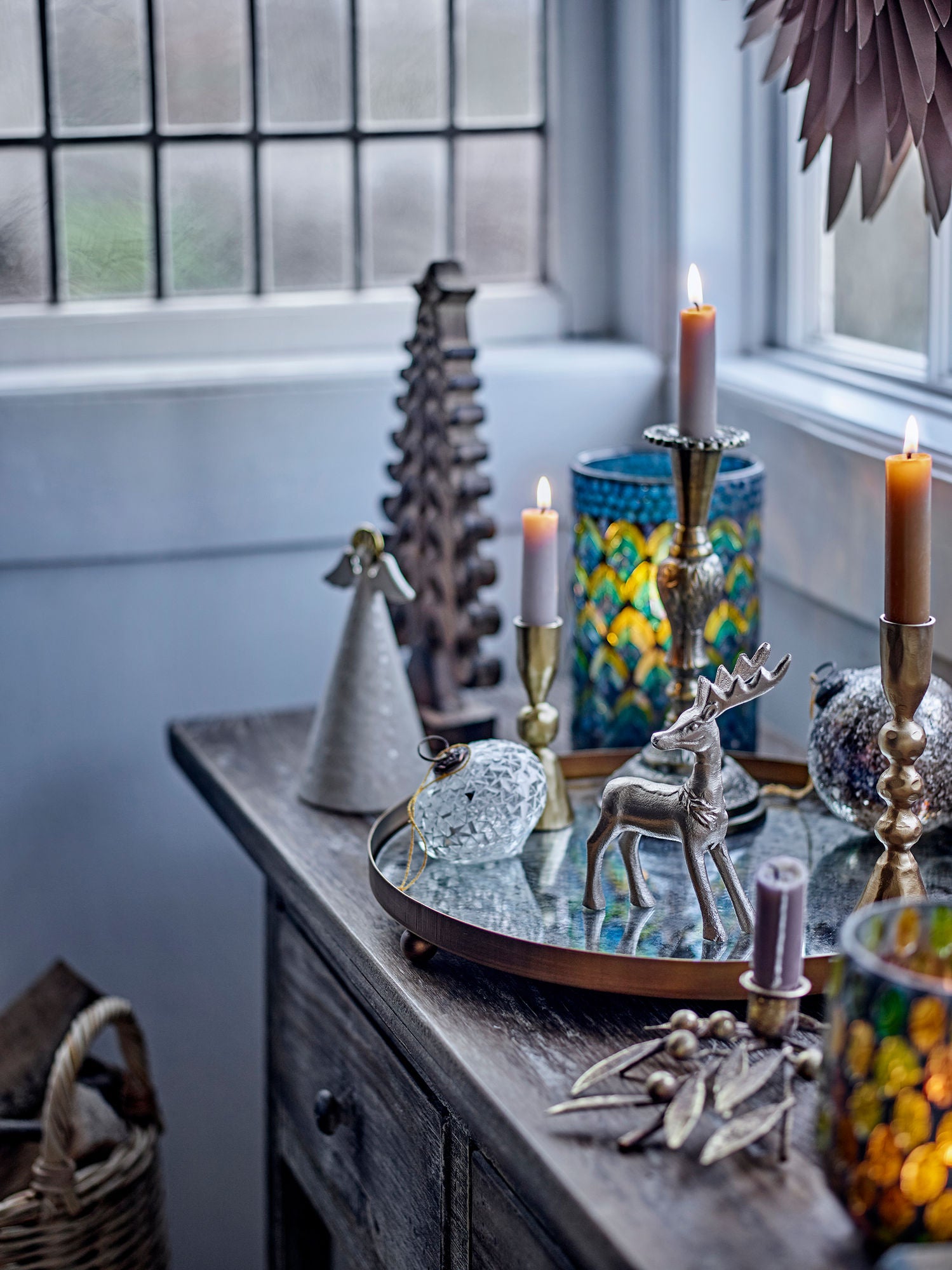 Bloomingville Glacier Mode, Gold, Metall, Glas