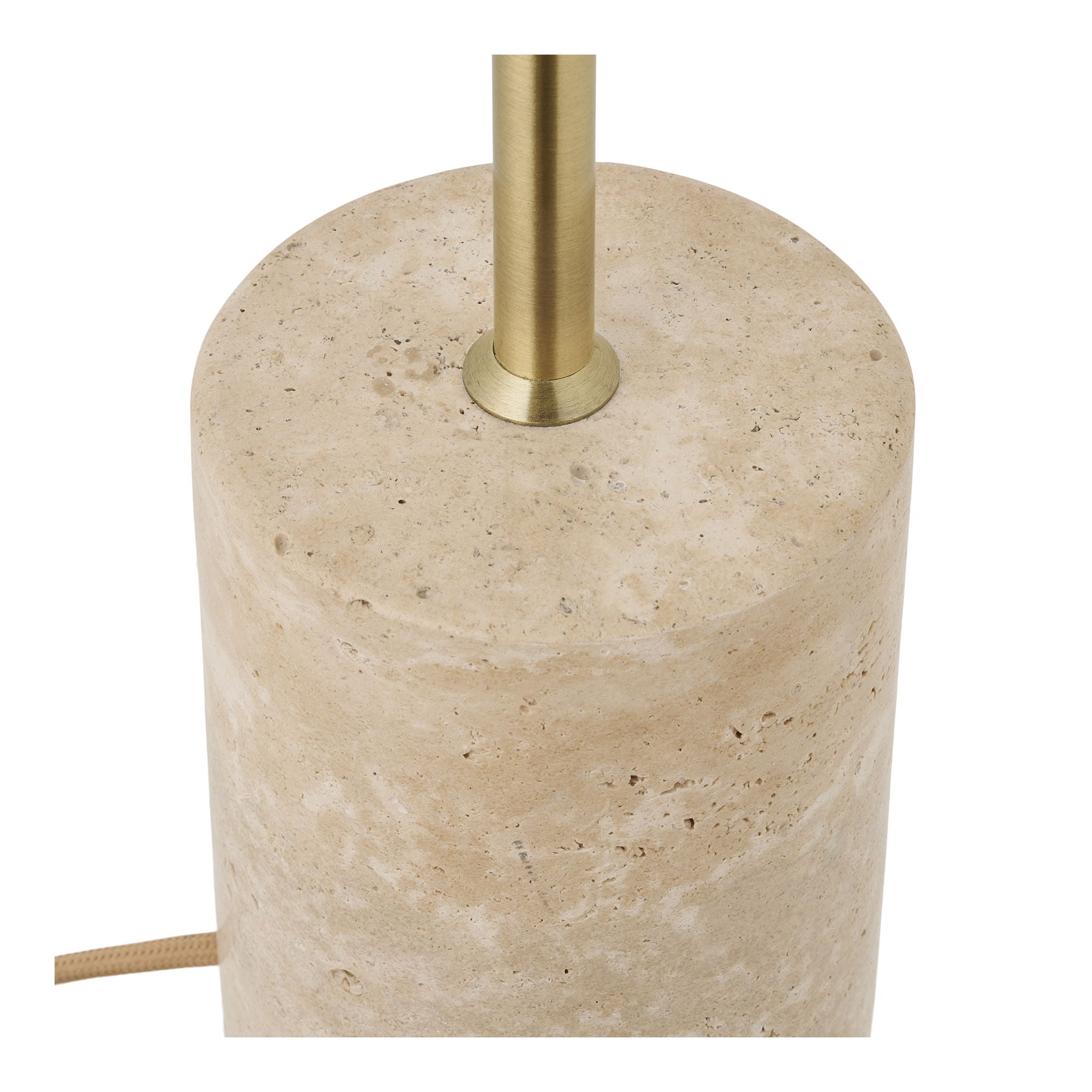 Sheffield Tischlampe - Lampe, Marmor/Metall