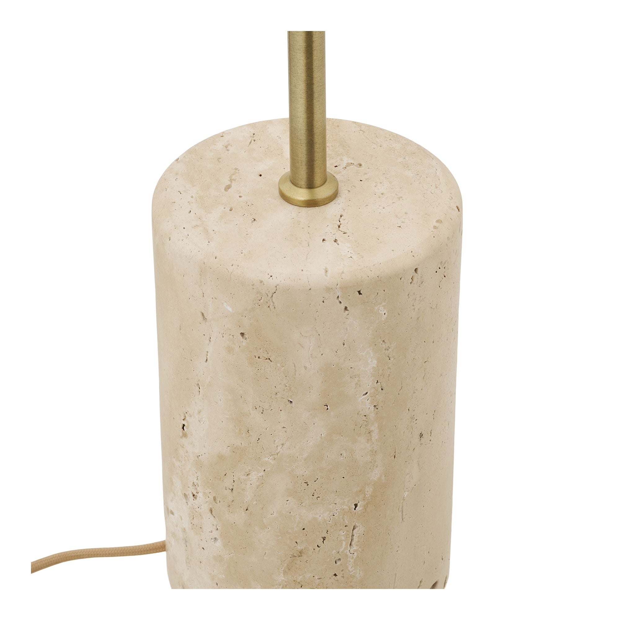 Sheffield Stofflampe - Lampe, Marmor/Metall
