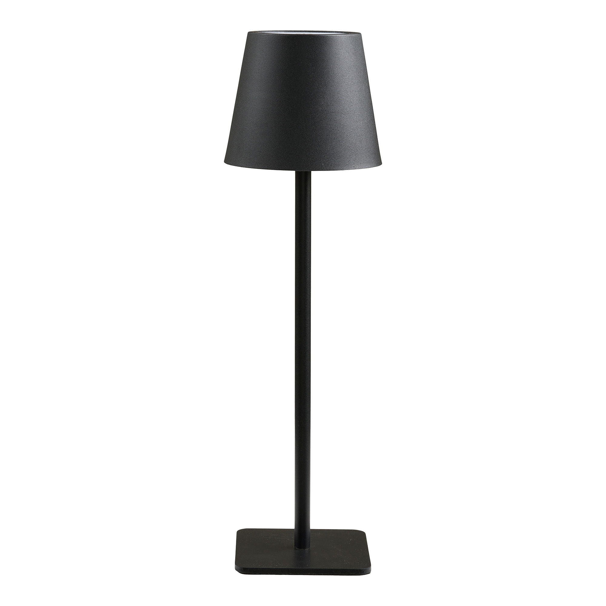 Bradford Tischlampe - Tischlampe, Metall, wiederaufladbar, schwarz