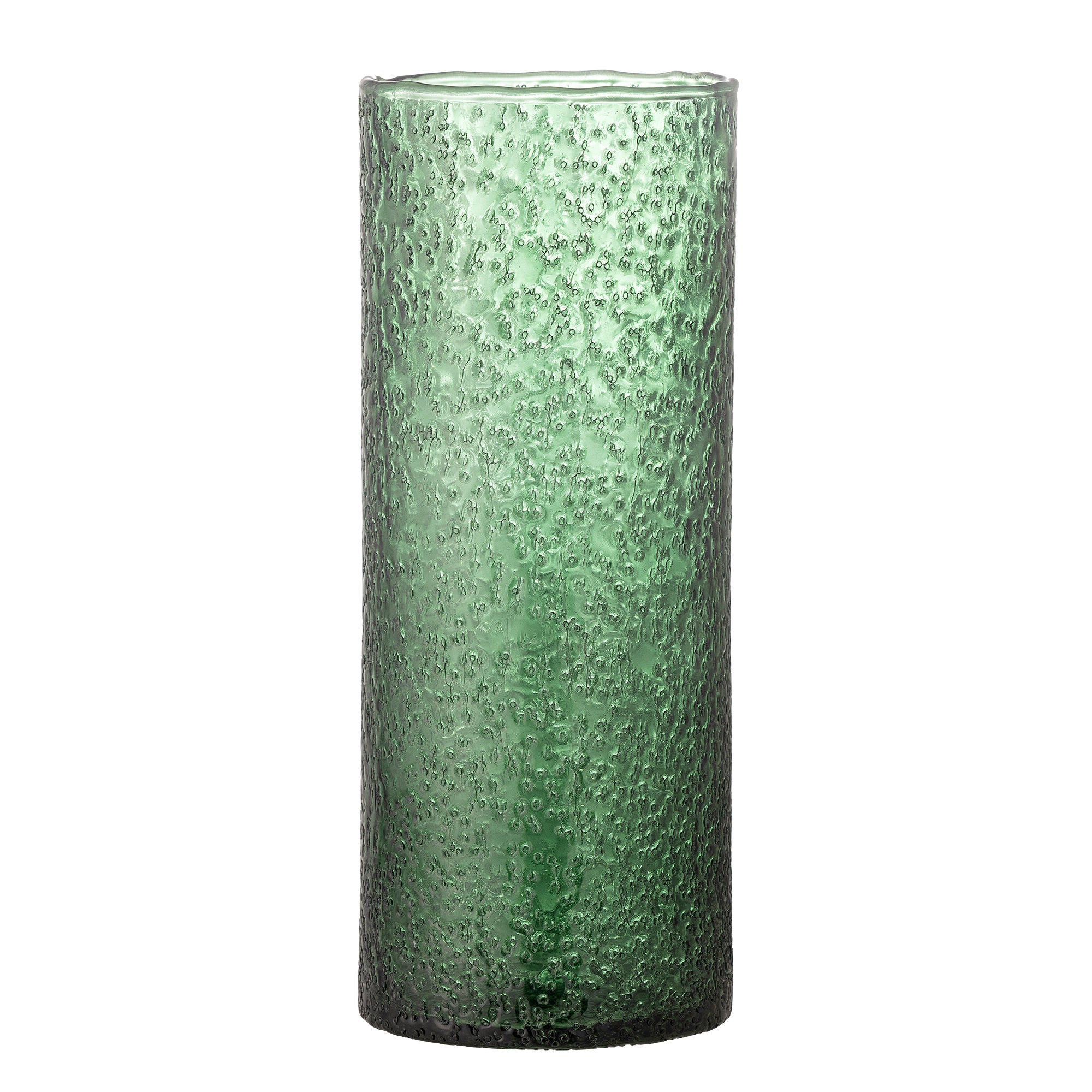 Bloomingville Zenta Vase, grün, recyceltes Glas