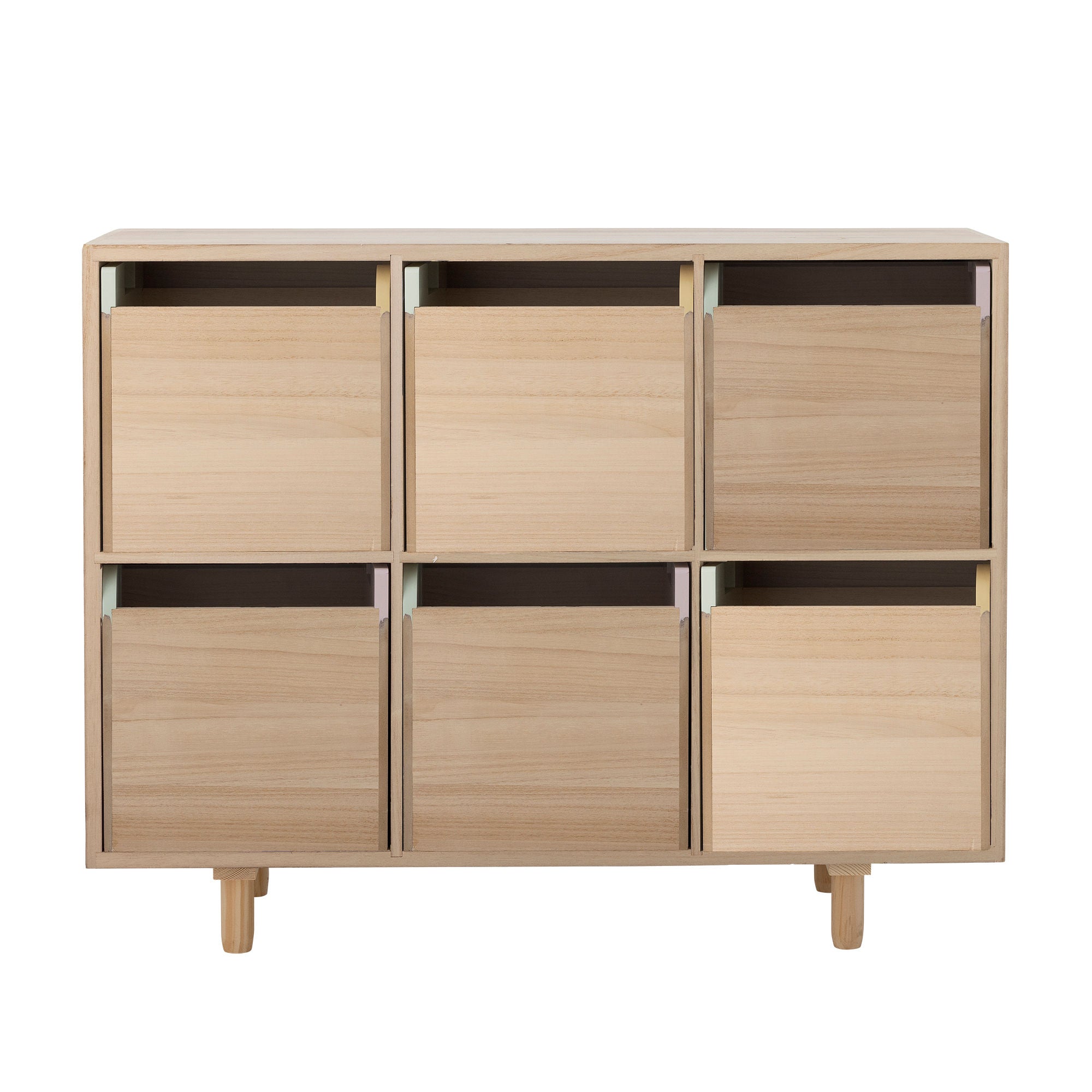 Bloomingville Mini Calle Bücherregal mit Schubladen, Natur, Kaiser