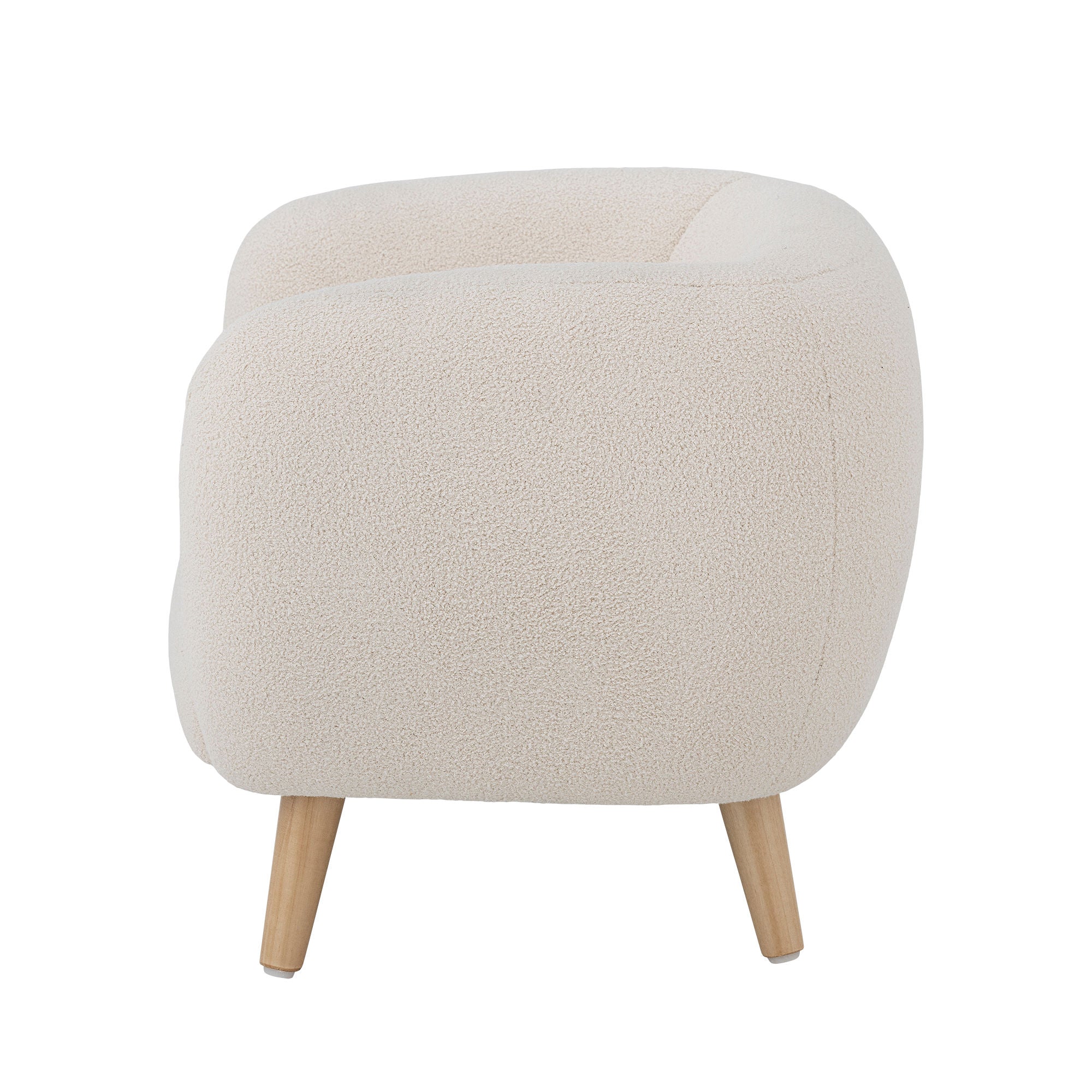 Bloomingville Mini Cade Stuhl, Weiß, Polyester
