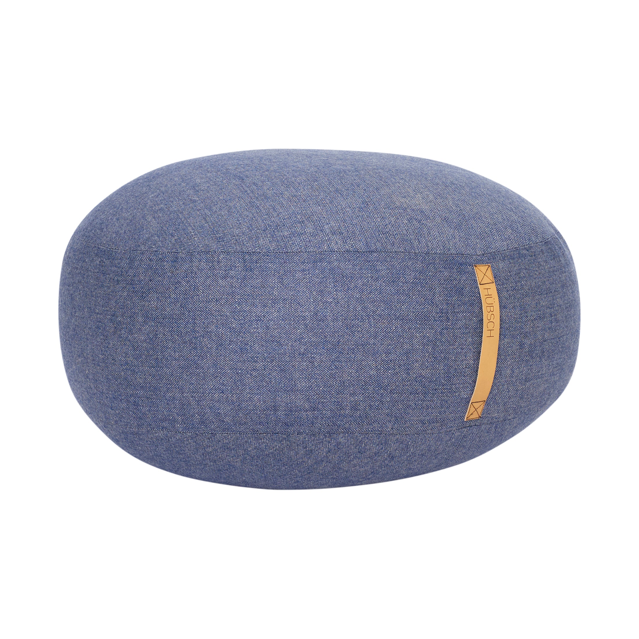 Mochi Pouf Ø70 Blau - Ø70xh35cm